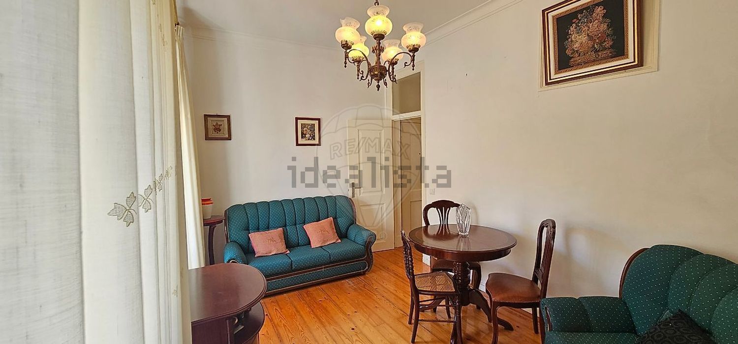 出租公寓 t2Calçada do Monte - 客厅