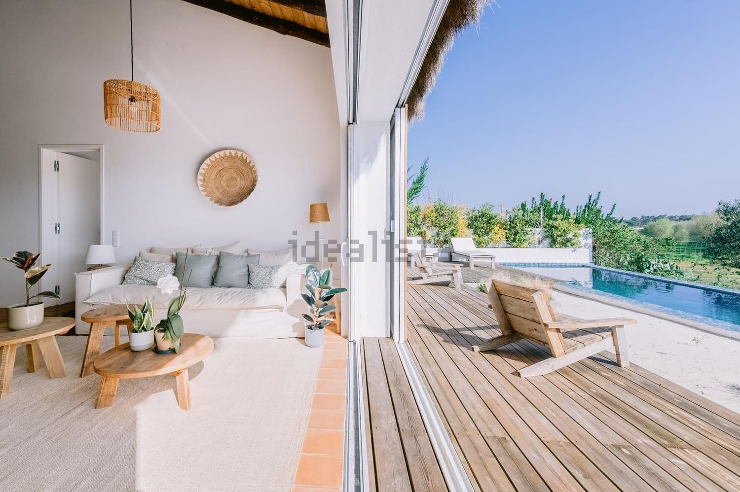 出租小楼房或独栋别墅在Largo do Canal - 阳台