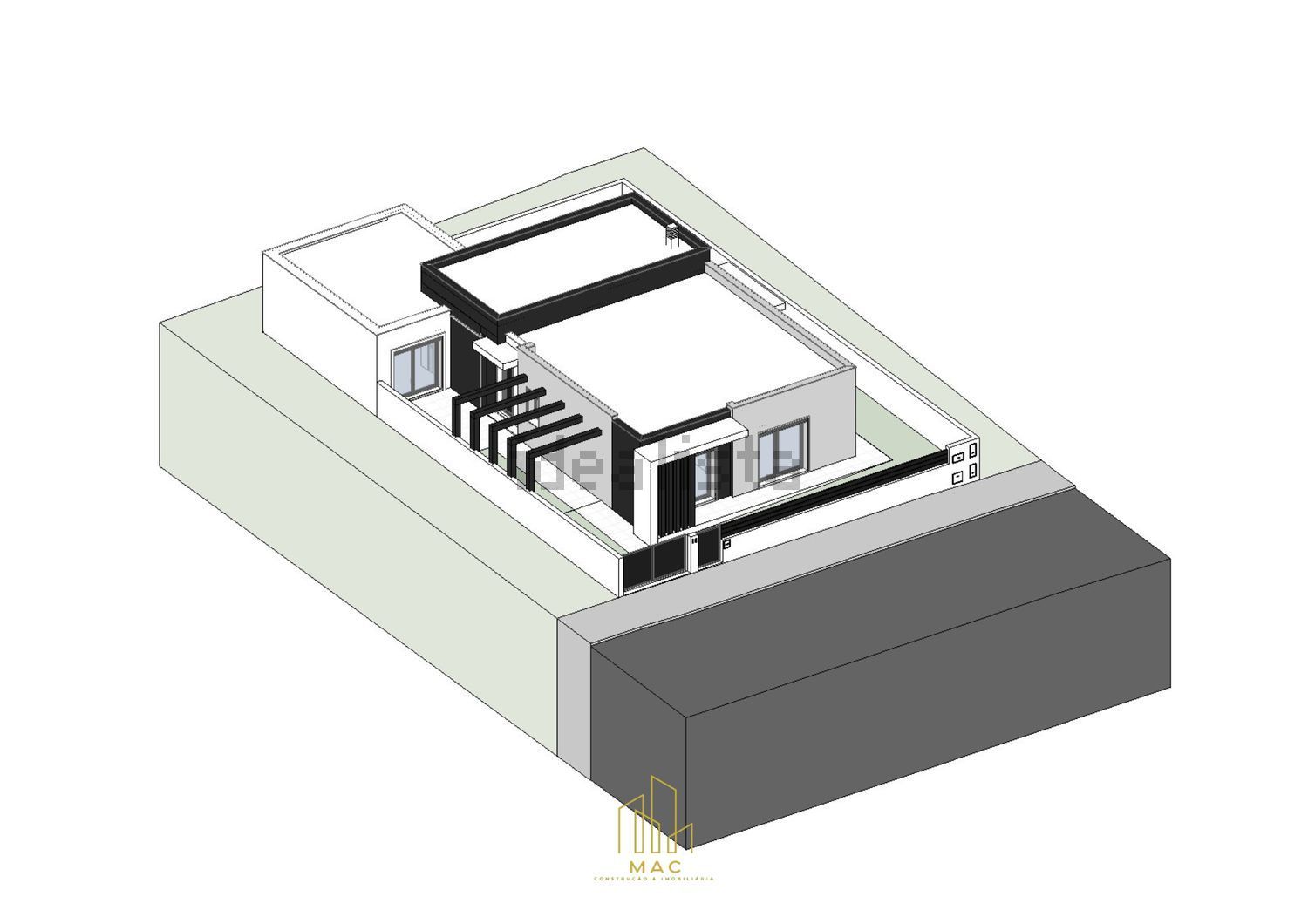 小楼房或独栋别墅出售在Pinhal do General - 平面图