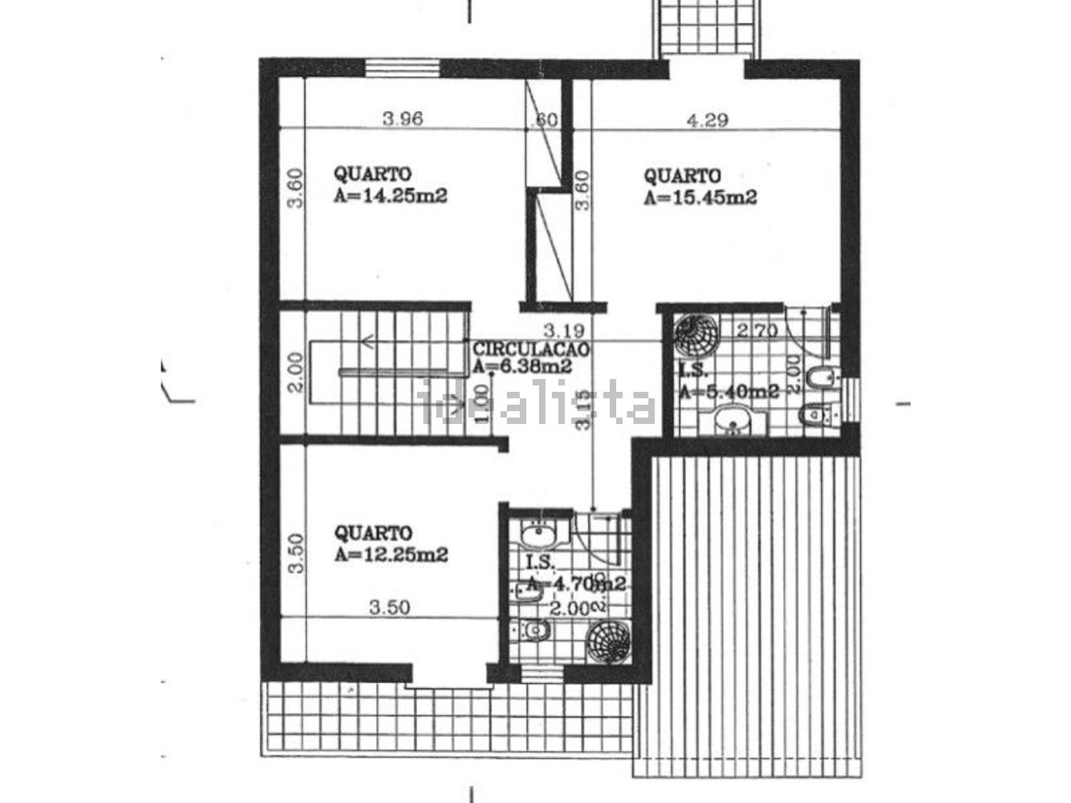 小楼房或独栋别墅出售在Rua da Serra, 4 - 平面图