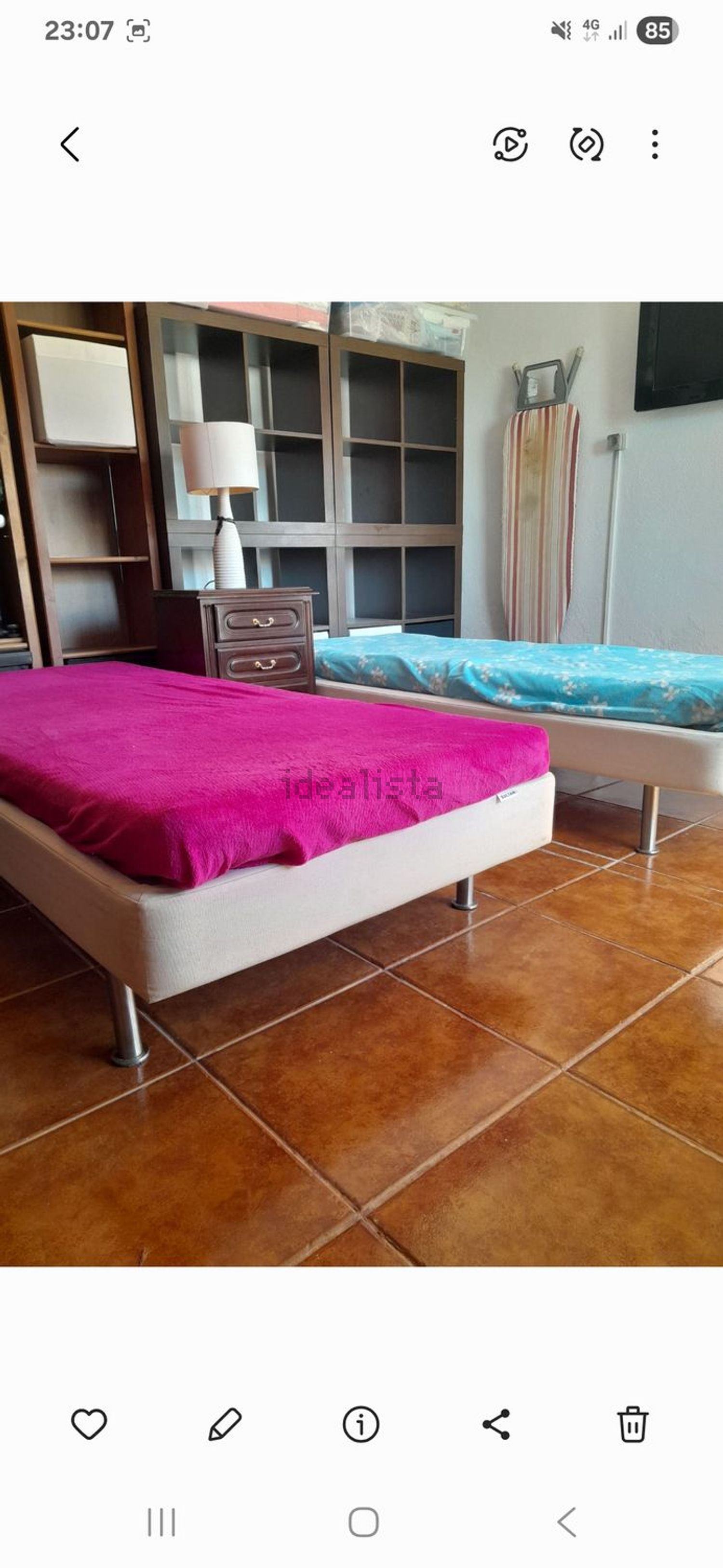 出租房间在Rua Frederico da silva, 11 - 卧室