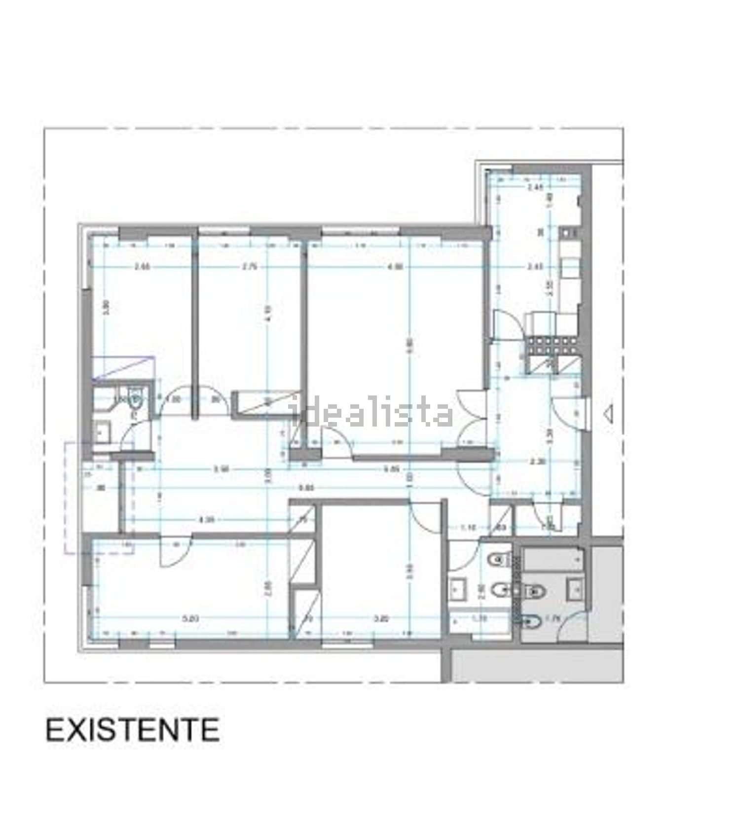 公寓 t4出售在Rua Manuel Teixeira Gomes, 103 - 平面图