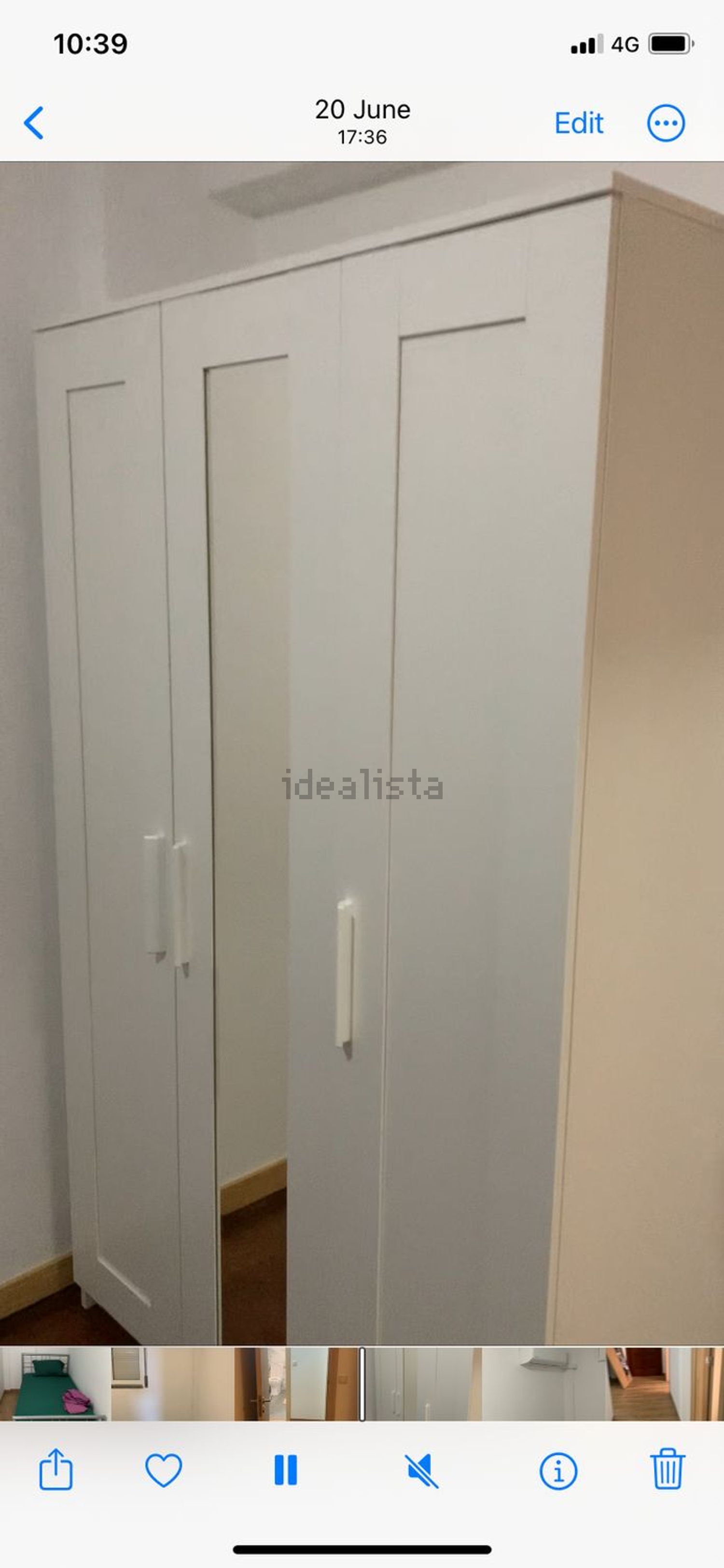 出租房间在Rua Calouste Gulbenkian, 9 - 卧室