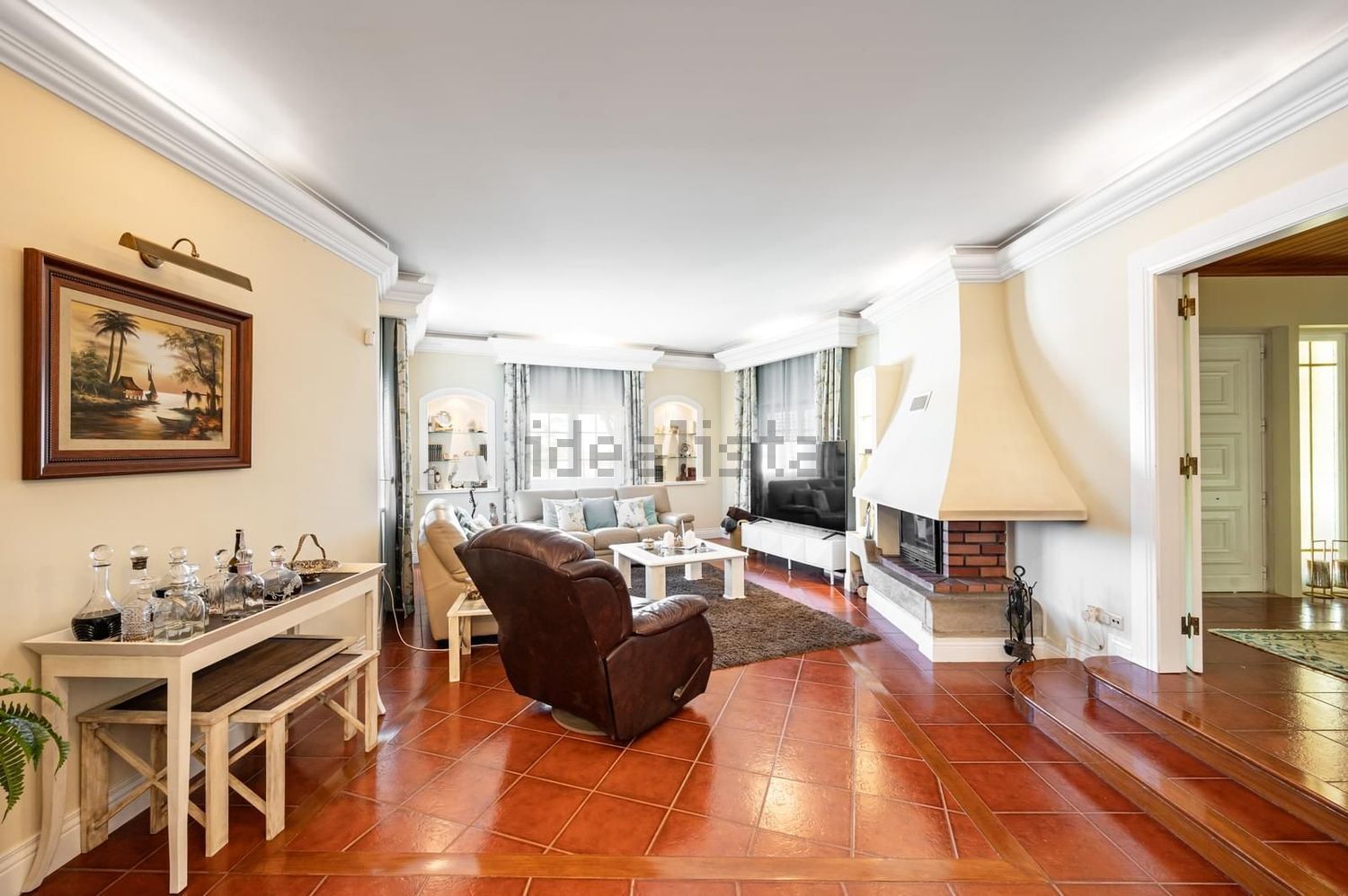 小楼房或独栋别墅出售在Rua das Eiras - 客厅