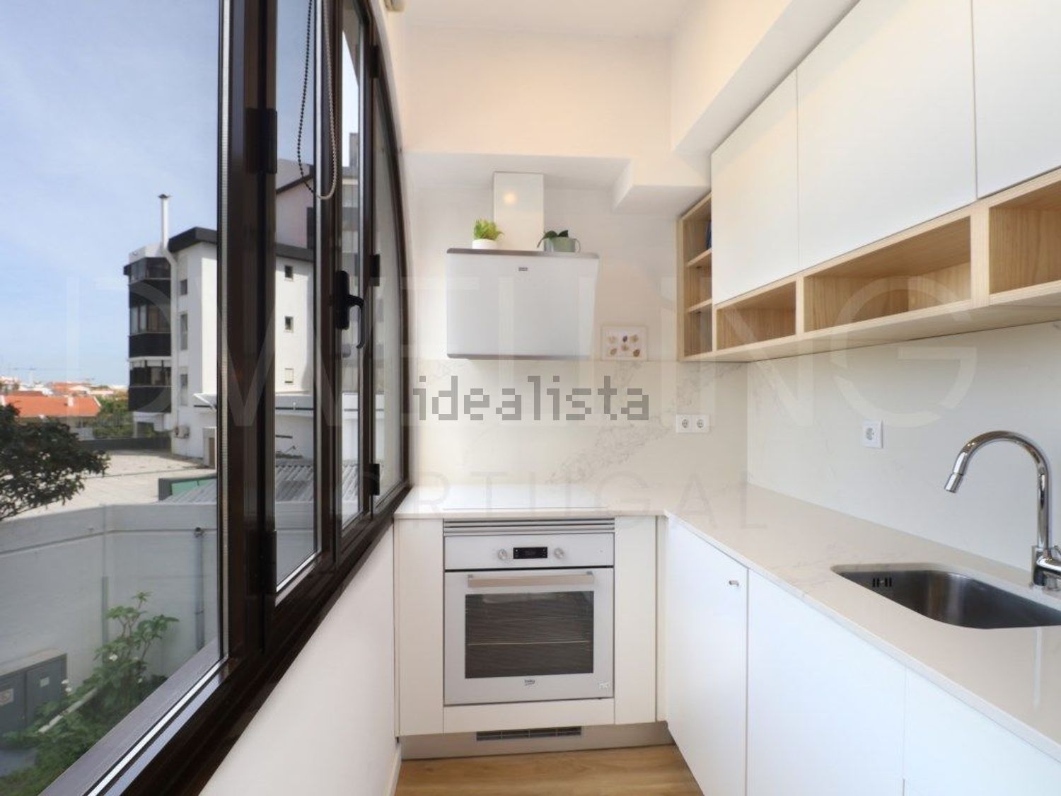 出租公寓 t1在Avenida Gonçalo Velho Cabral - 厨房