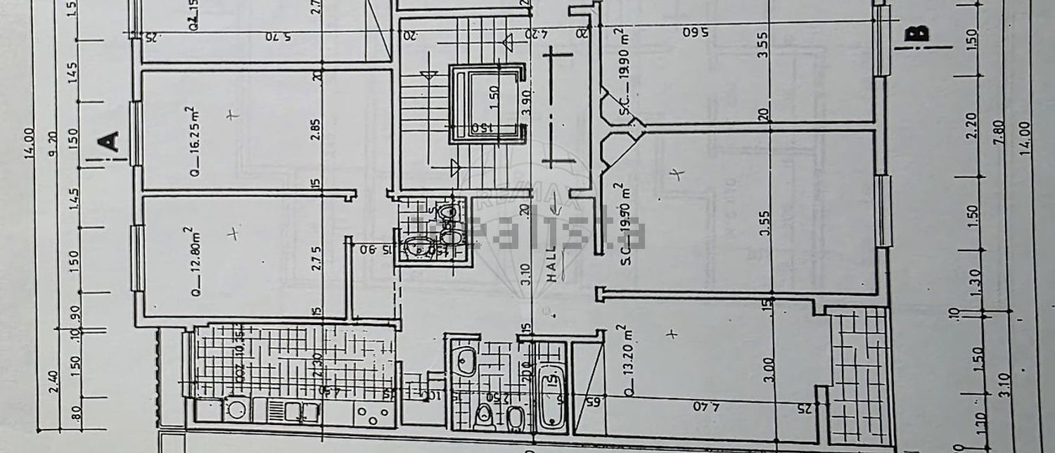 出租公寓 t3在Praceta Doutor Fernando Namora - 平面图