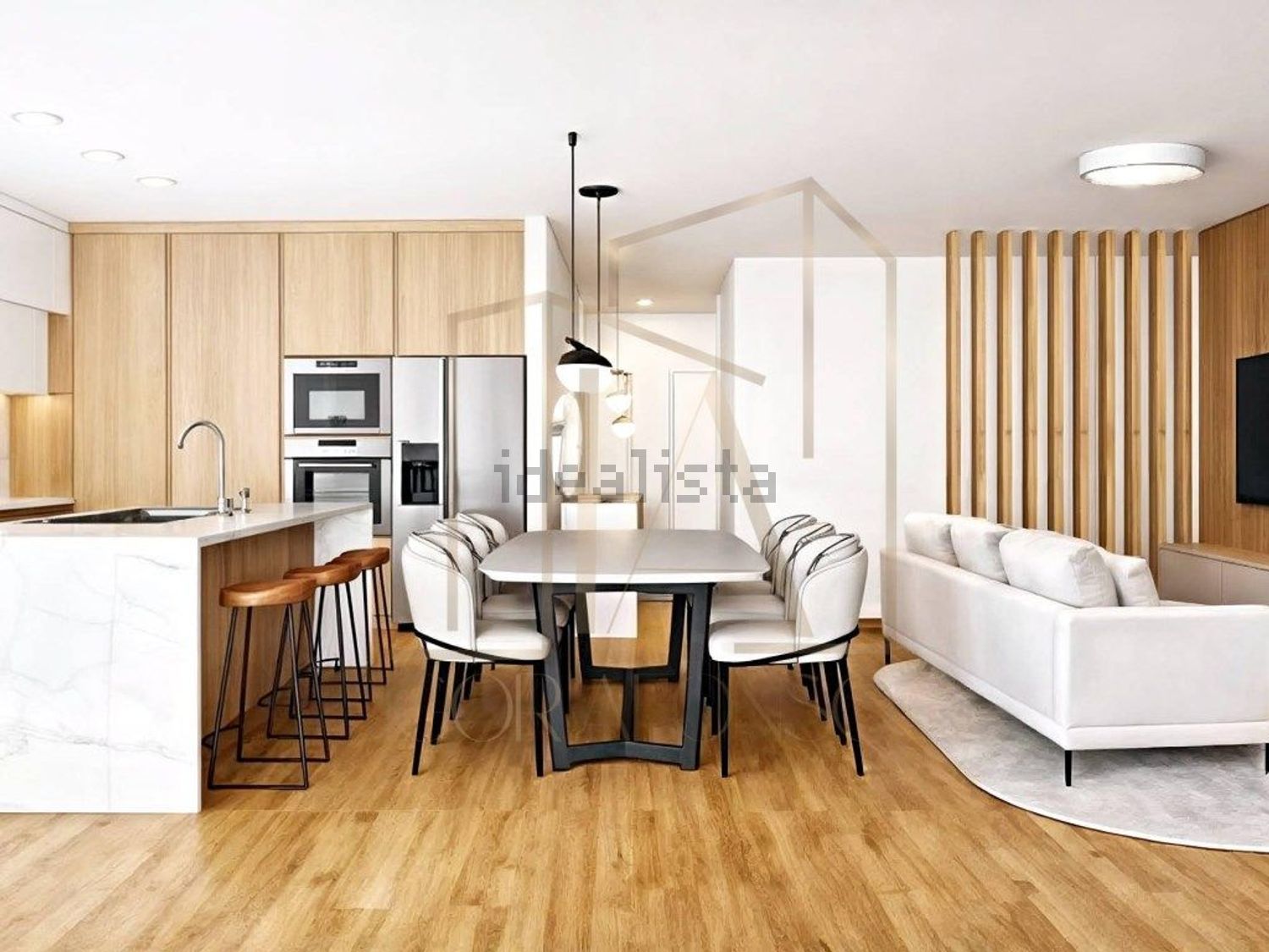 小楼房或独栋别墅出售在Pinhal do General - 客厅