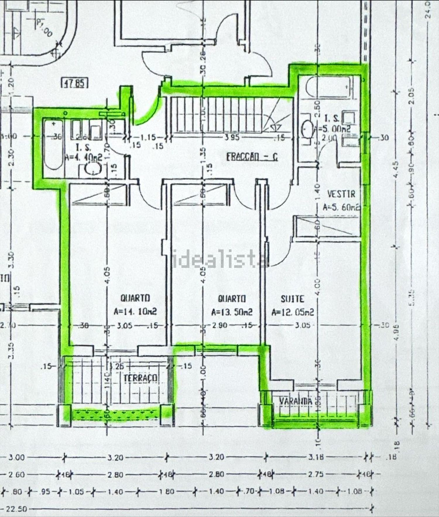 公寓 t3出售在Rua Madre Maria Clara, 31 - 平面图