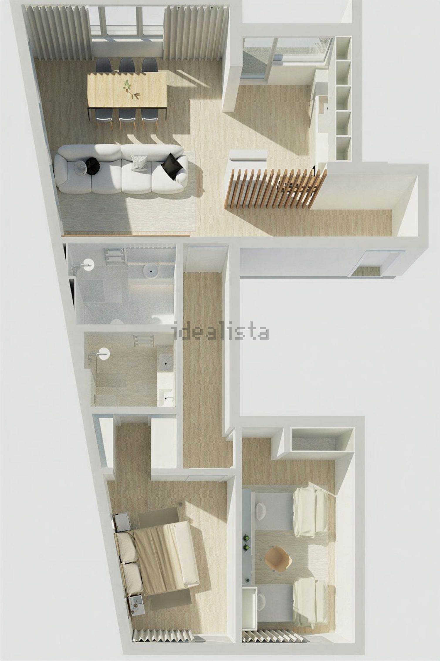 公寓 t2出售在Rinchoa - 平面图