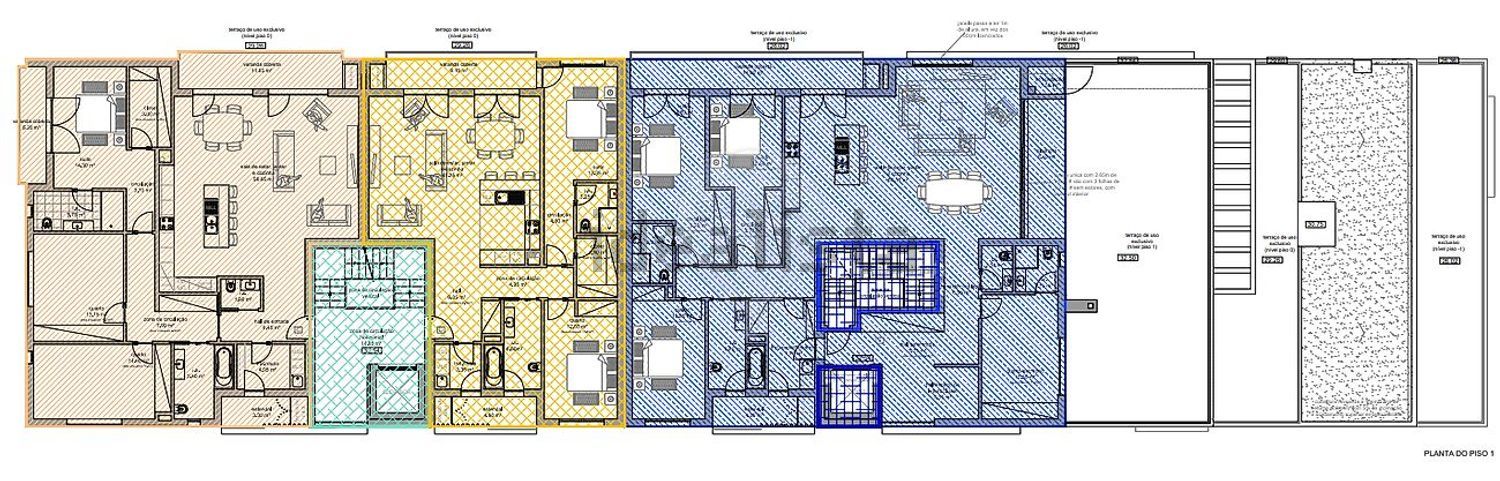 公寓 t3出售在Rua Belo Horizonte - 平面图