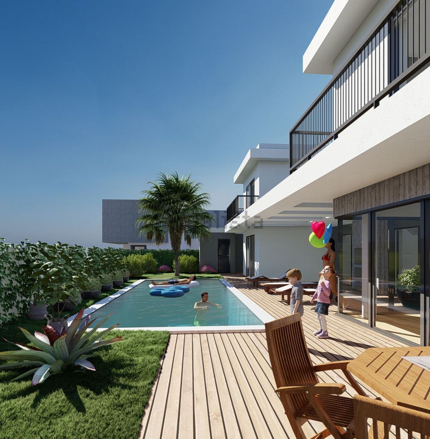 小楼房或独栋别墅出售Vila Nogueira de Azeitao, 19 - 游泳池