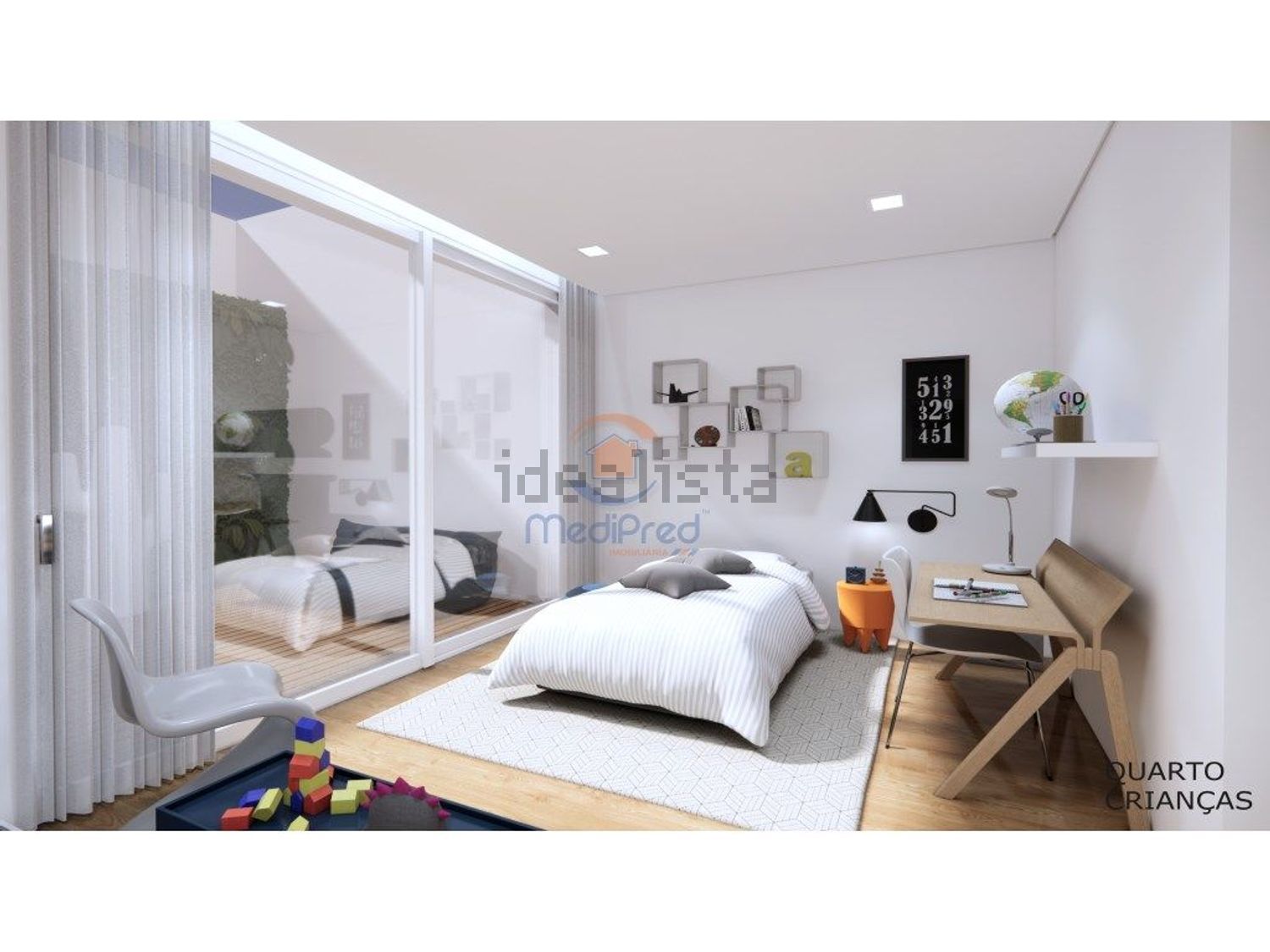 小楼房或独栋别墅出售在Centro - 卧室