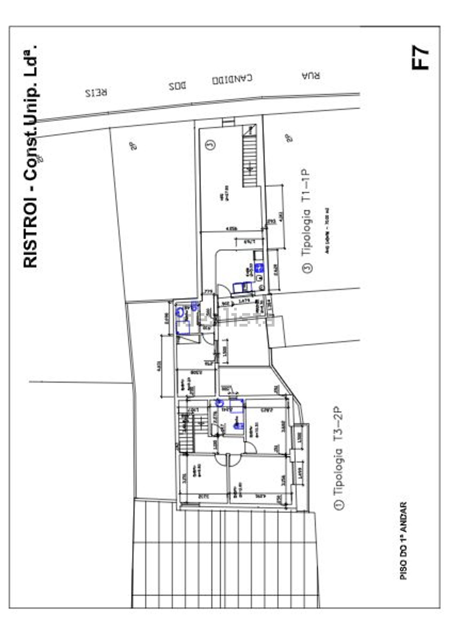 出租复式公寓在Alhos Vedros - 平面图