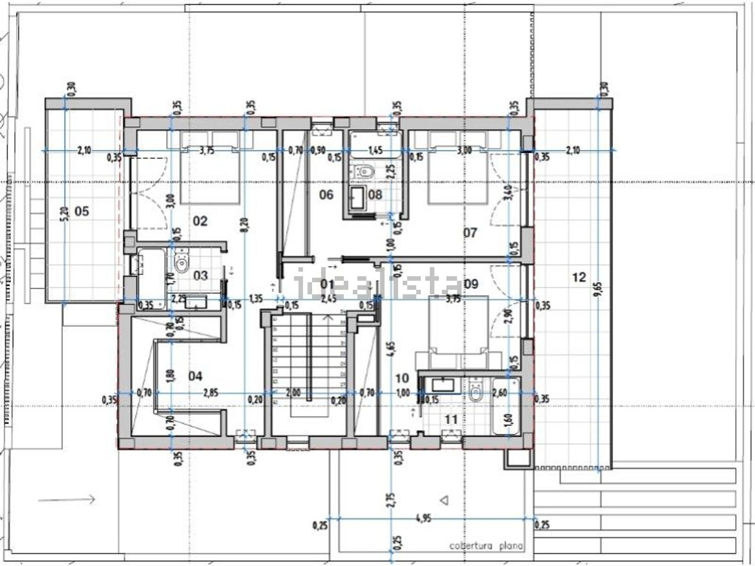 小楼房或独栋别墅出售在Pontinha e Famões - 平面图