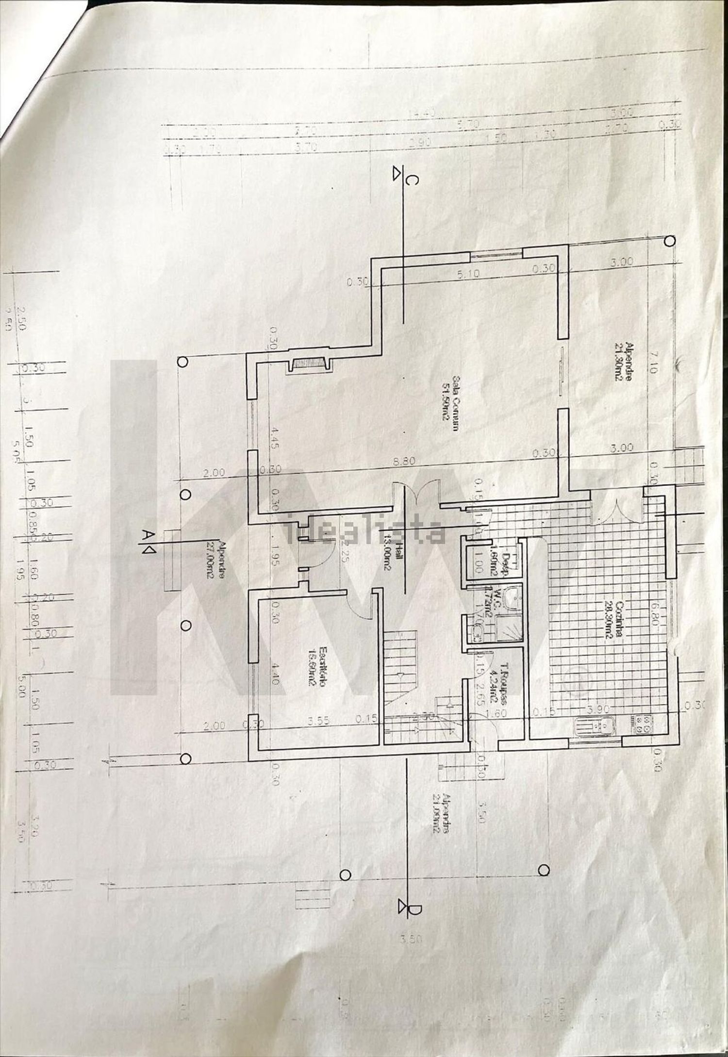 庄园出售在Malveira e São Miguel de Alcainça - 平面图