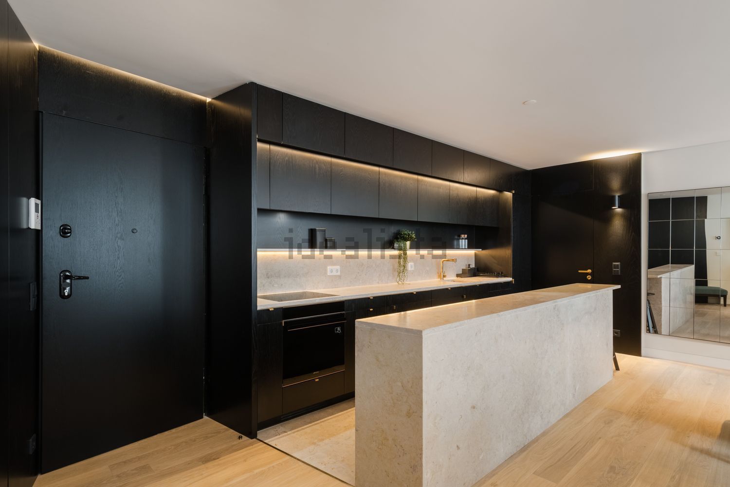 出租公寓 t1在Rua do Telhal, 72 - 厨房