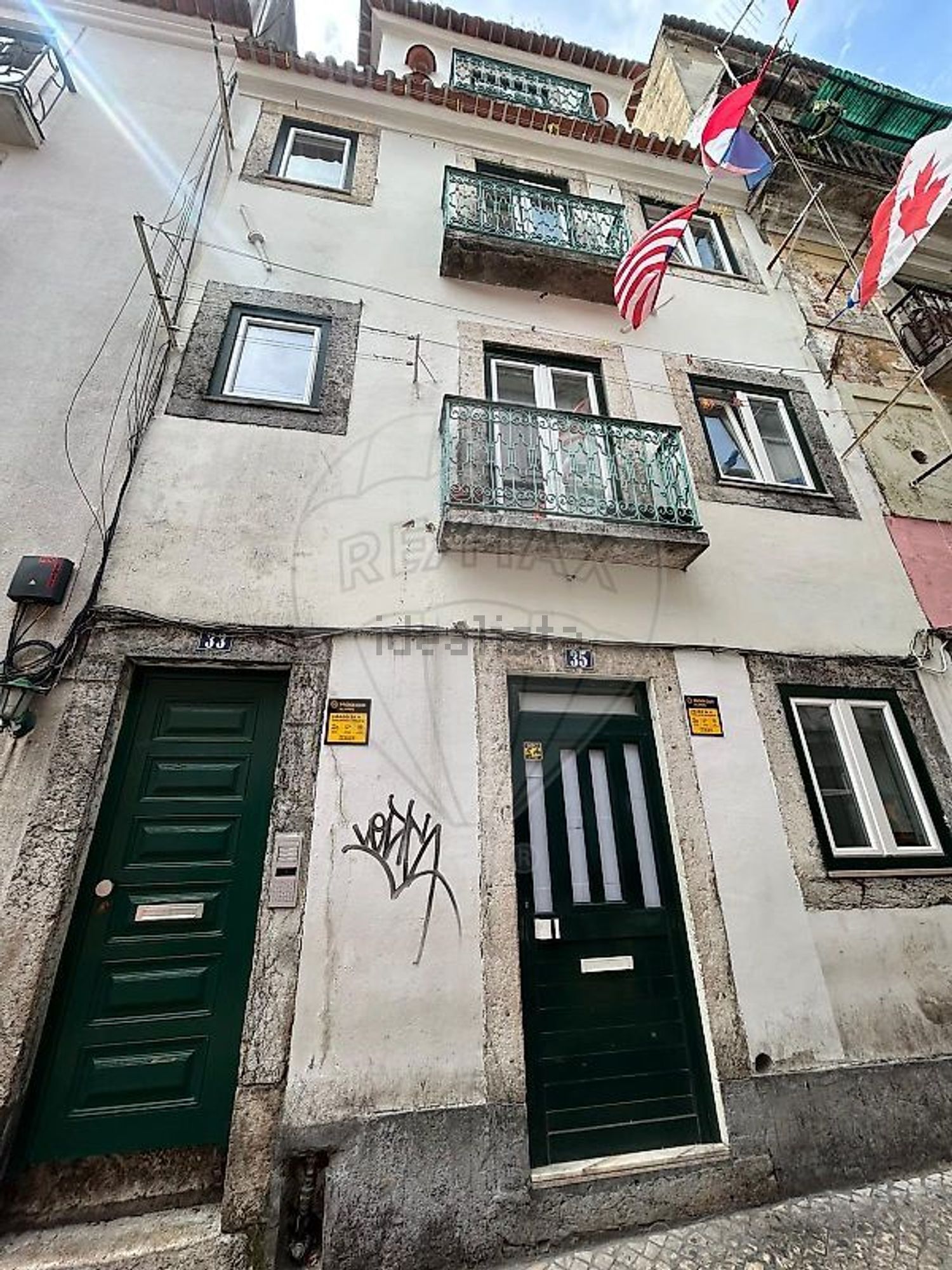 出租公寓 t2在Rua da Rosa - 视线