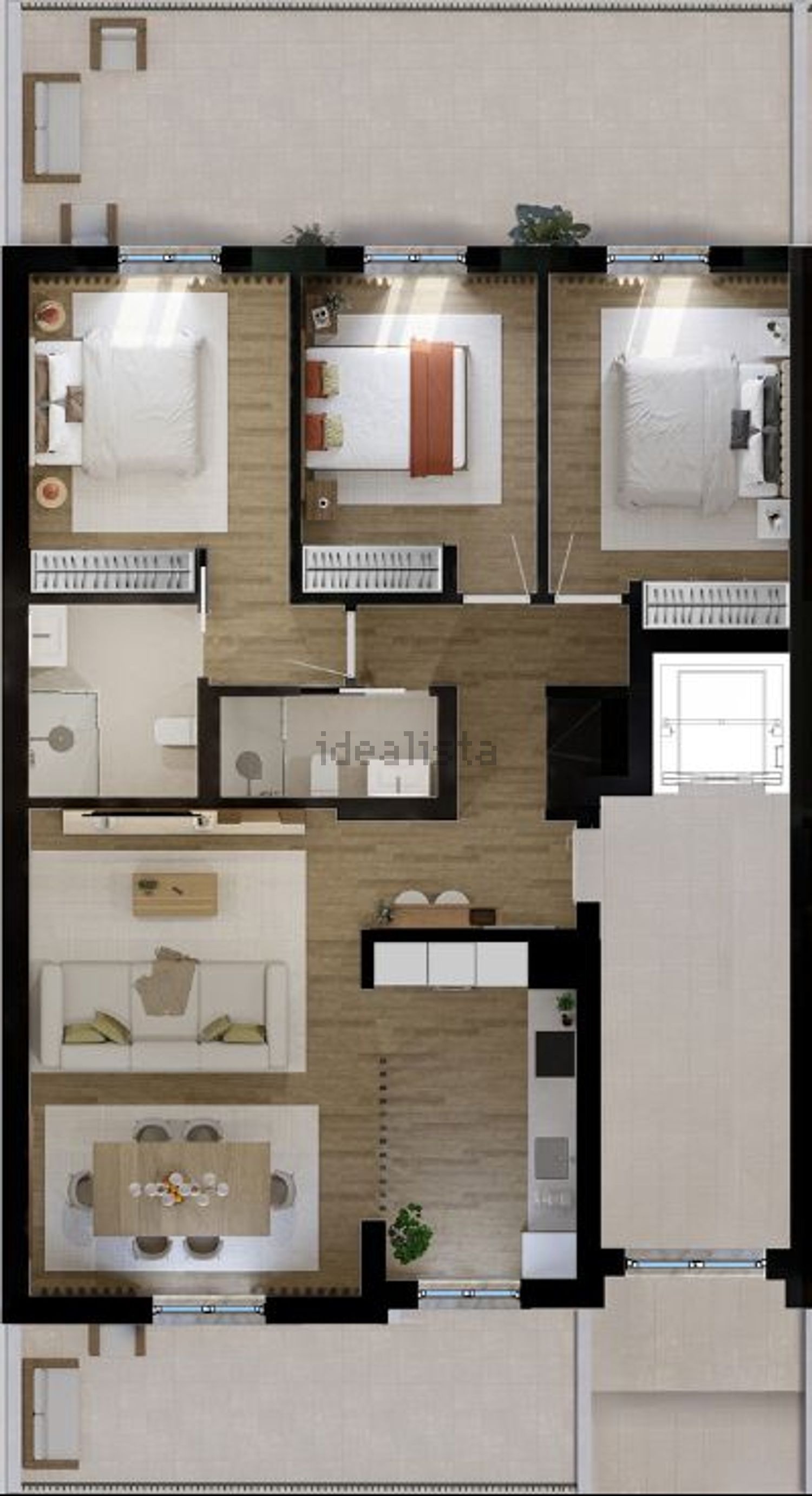 公寓 t3出售在Avenida Augusto Pereira Machado, 8 - 平面图