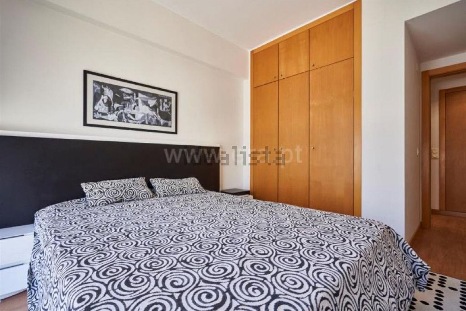 出租公寓 t1在Rua Comandante Cousteau, 17 - 卧室