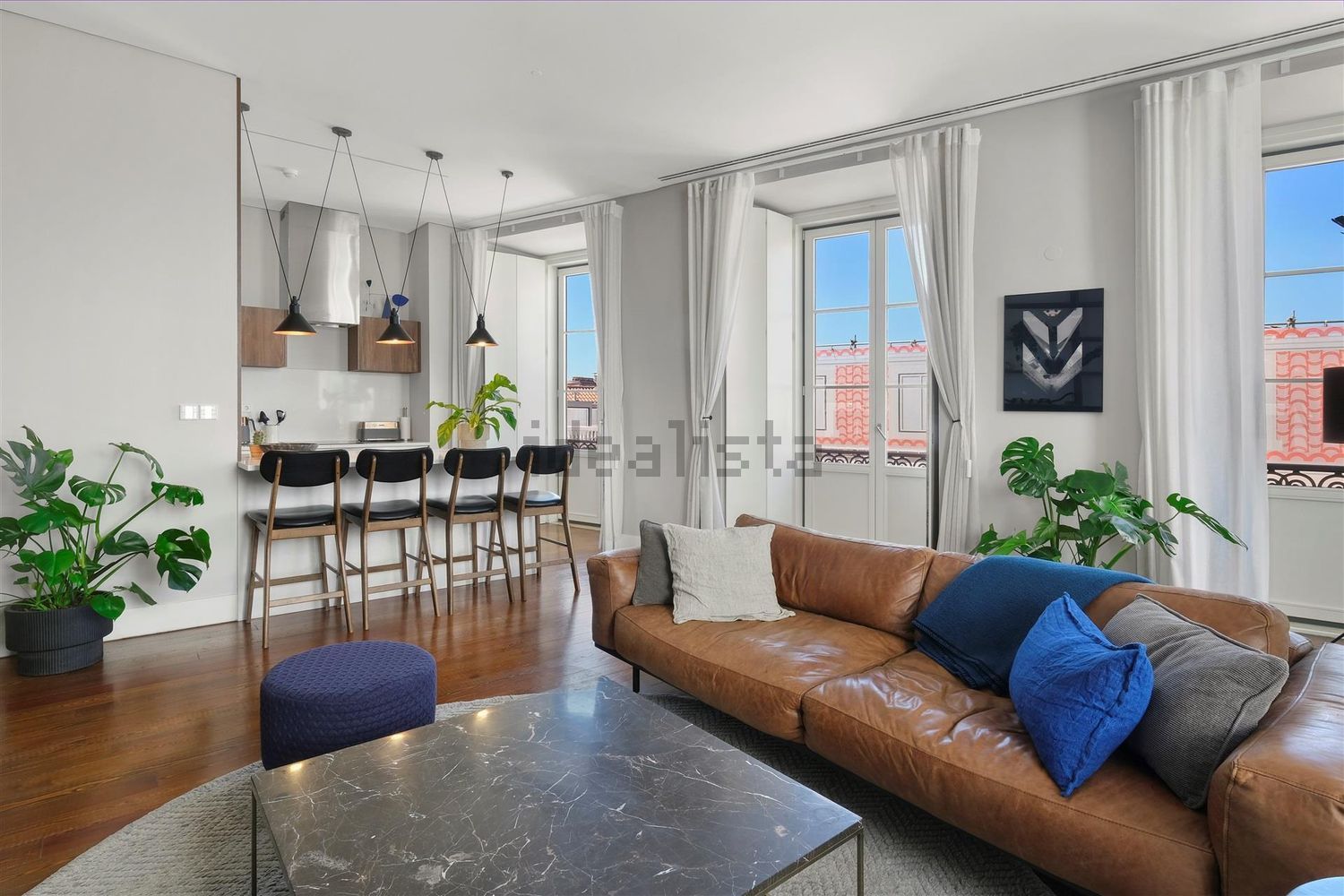 公寓 t2出售在Rua Ferragial, 38 - 客厅