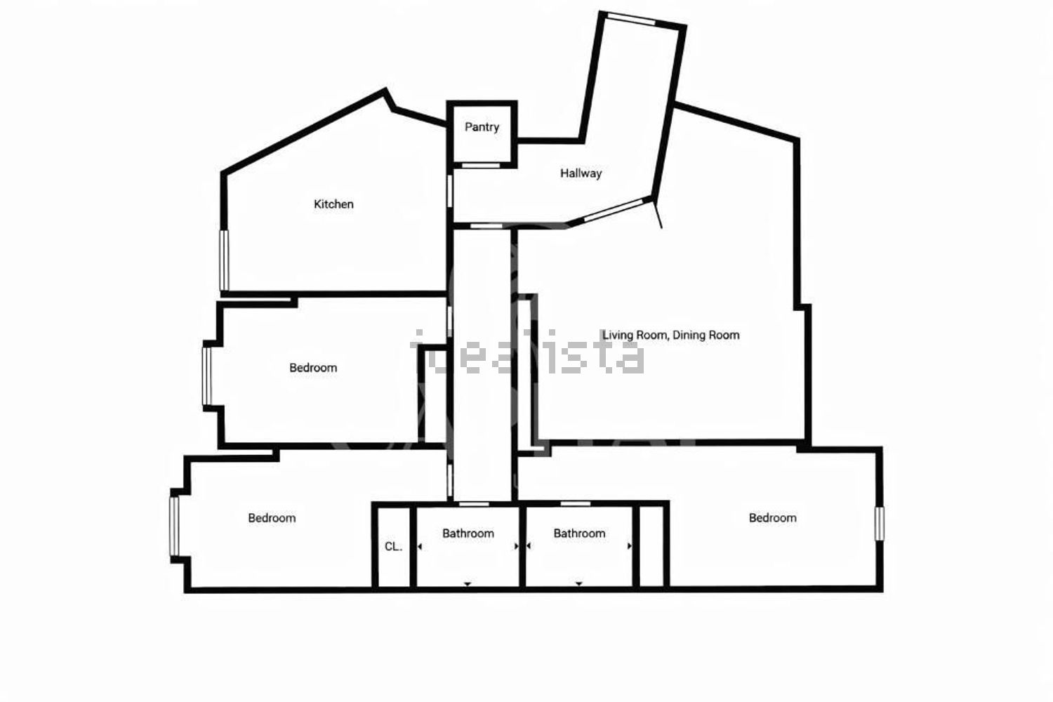出租公寓 t3在Rinchoa - 平面图