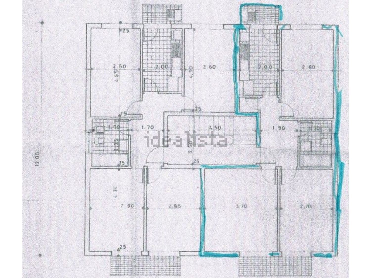 公寓 t2出售在Paivas - 平面图
