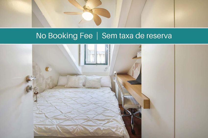 出租房间在Largo Vitorino Damásio, 2