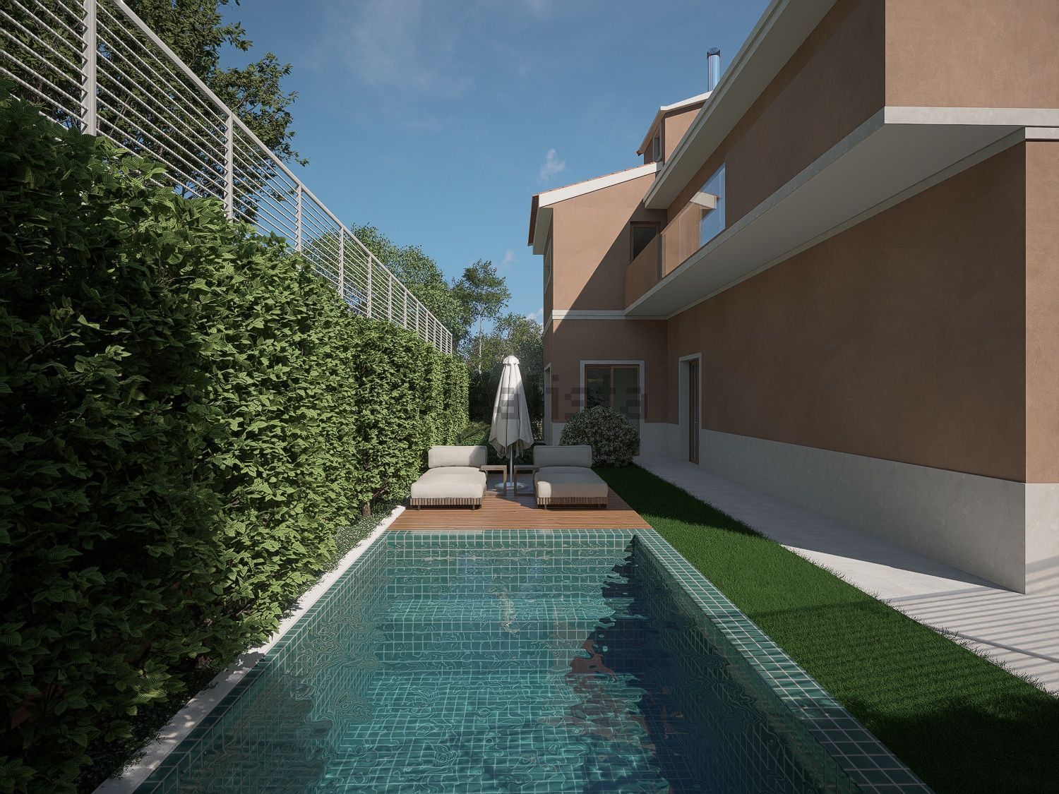 小楼房或独栋别墅出售在Rua Maria Matos, 74 - 游泳池