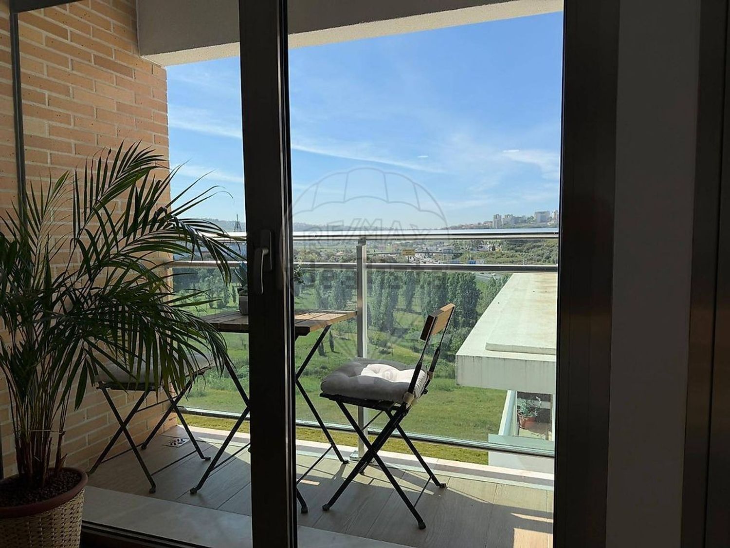 出租公寓 t1在Rua José Leiria Fernandes - 阳台