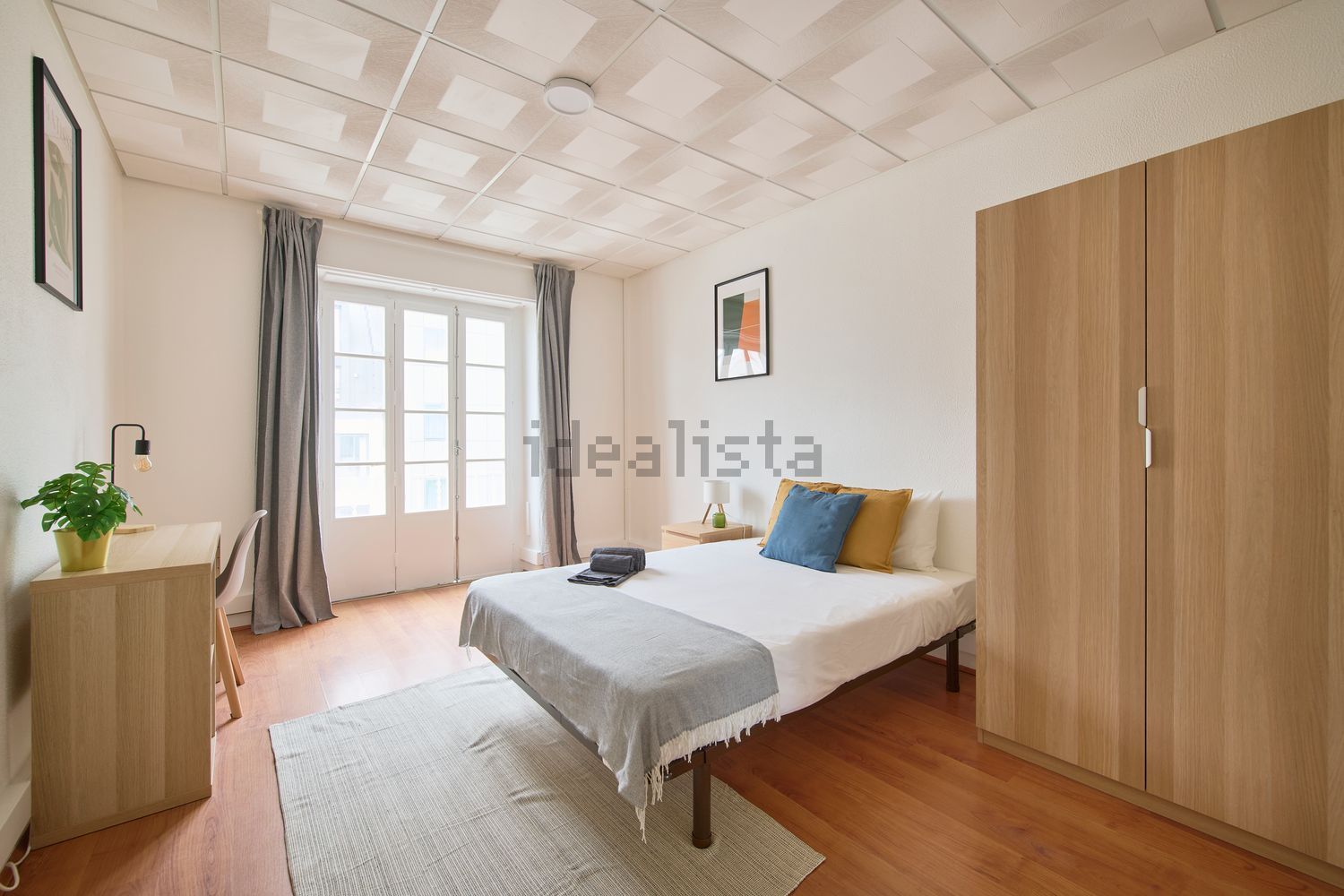 出租房间在Rua Alexandre Herculano - 卧室