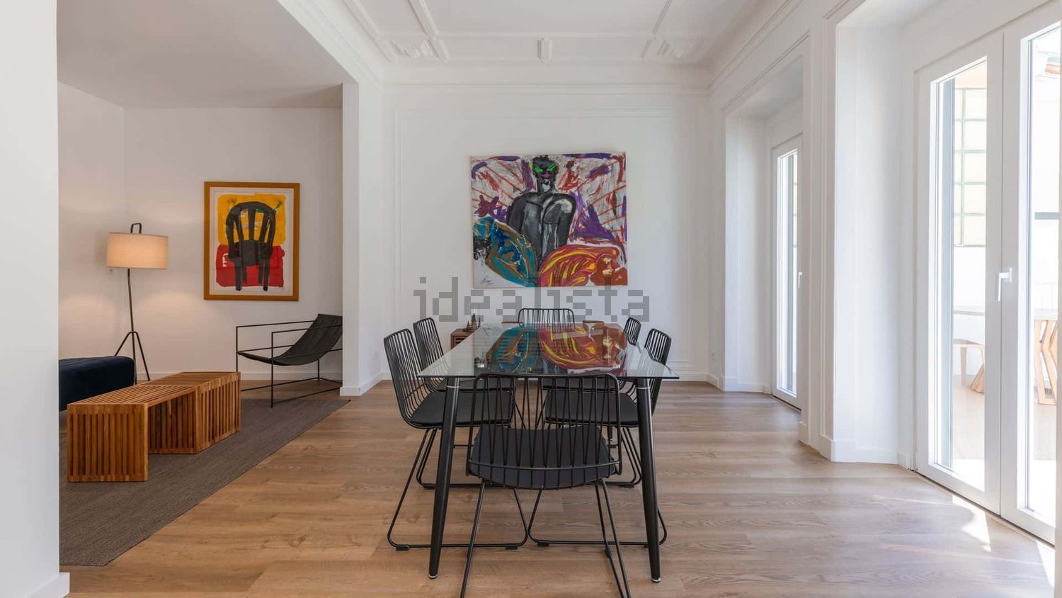 出租公寓 t2在Rua Afonso Annes Penedo, 14 - 客厅