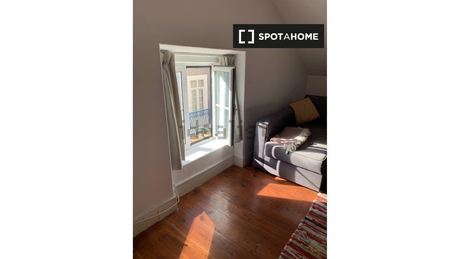 出租公寓 t1在Rua do Olival - 卧室