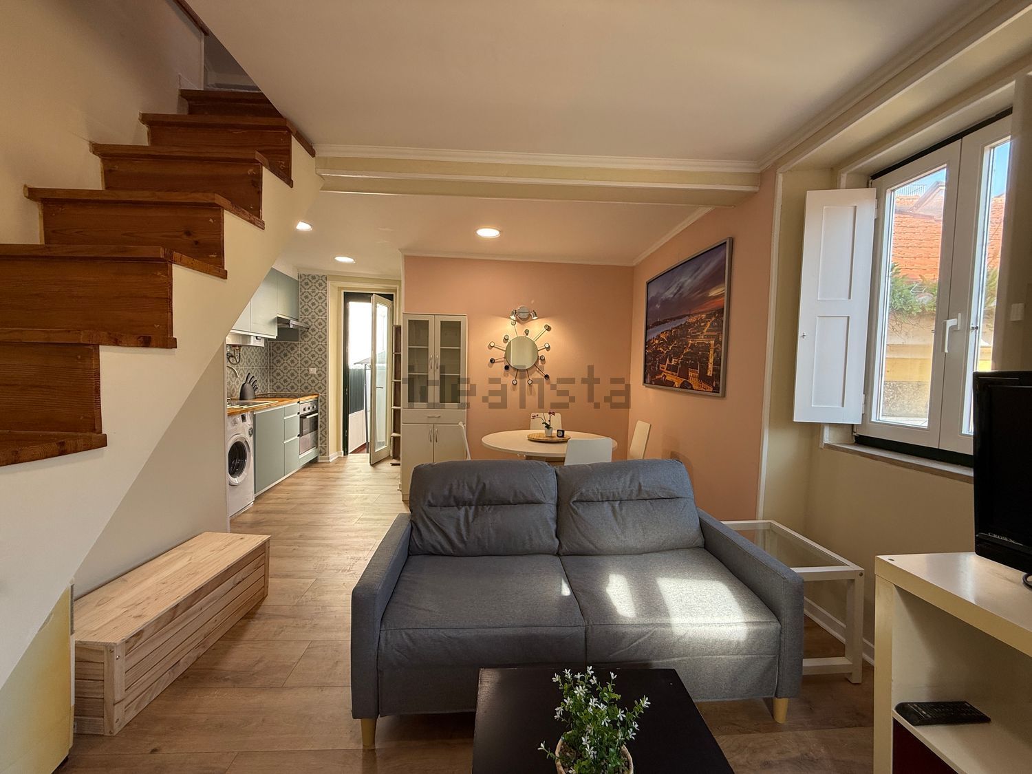 出租公寓 t1Calçada Agostinho de Carvalho - 客厅