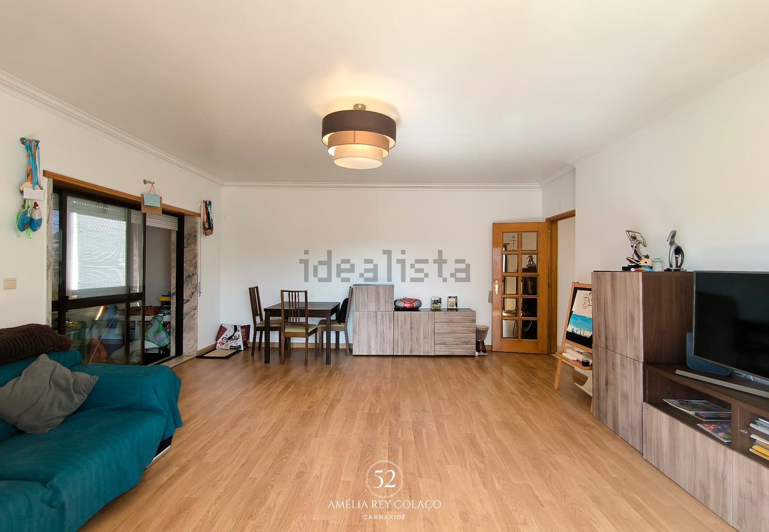 出租公寓 t3在Rua Amélia Rey Colaço, 52 - 客厅