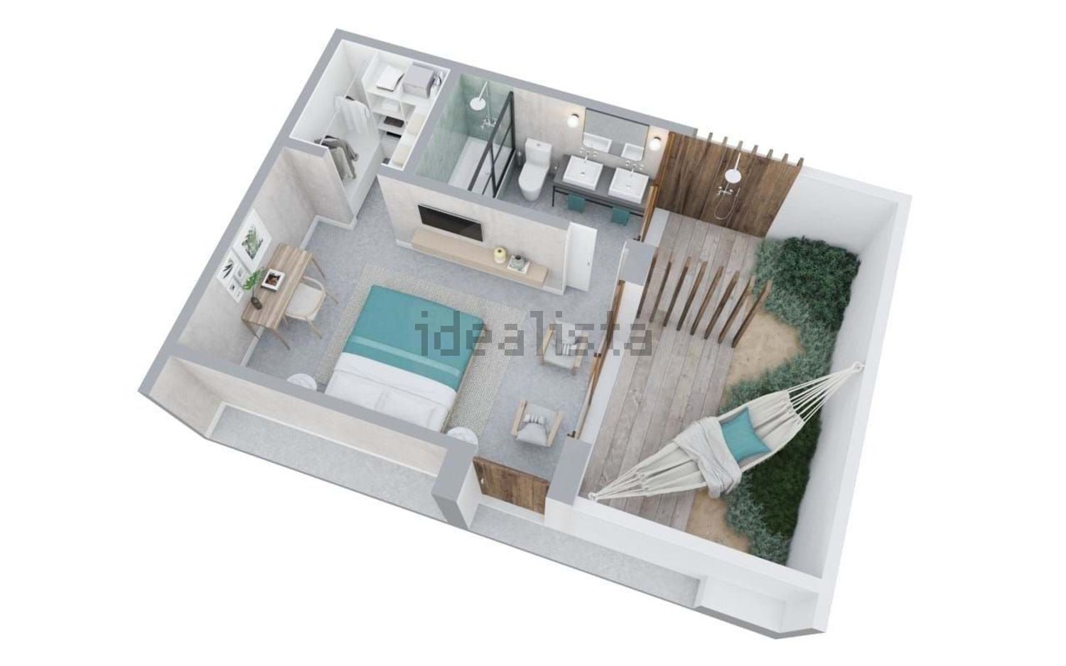 小楼房或别墅出售在Comporta - 平面图