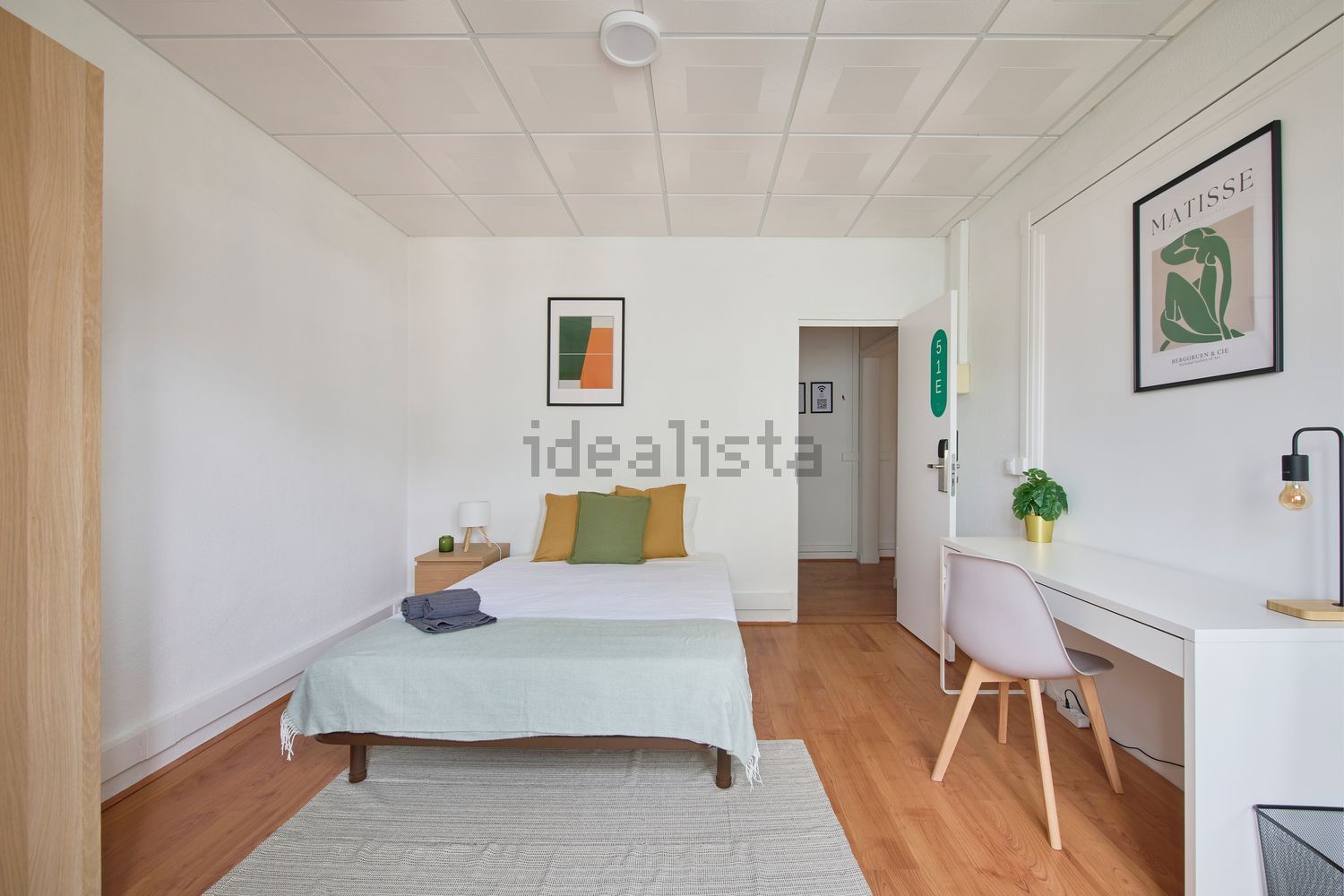 出租房间在Rua Alexandre Herculano - 卧室