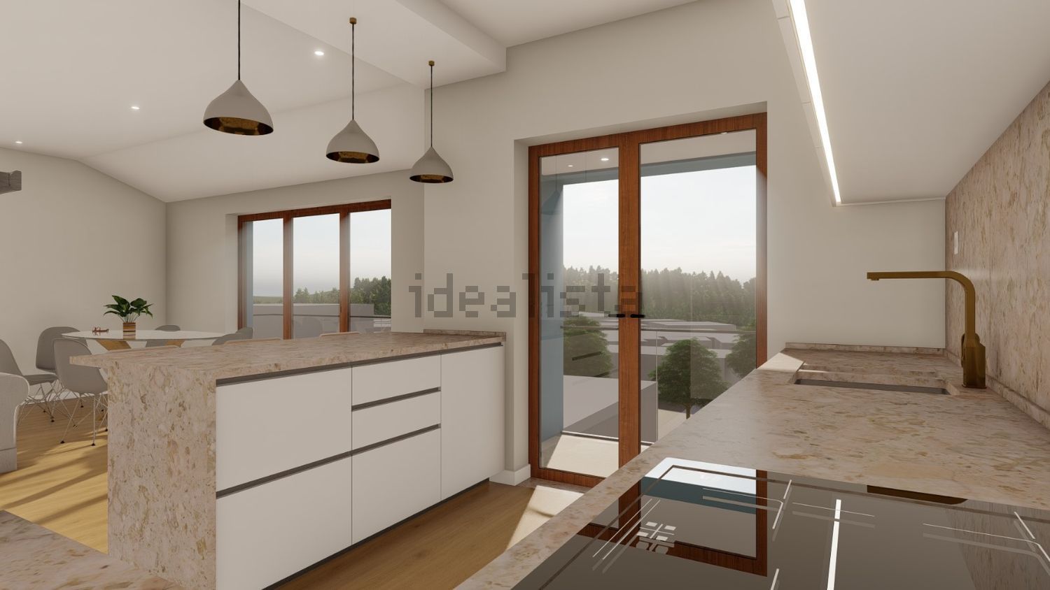 公寓 t2出售在Avenida José Antunes, 14 - 厨房