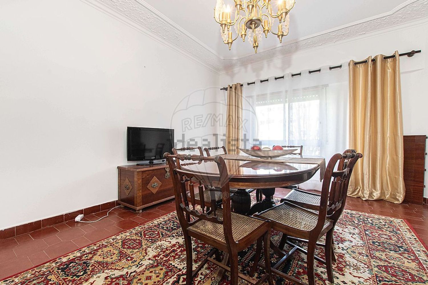 出租公寓 t3在Rua Almirante Gago Coutinho - 客厅