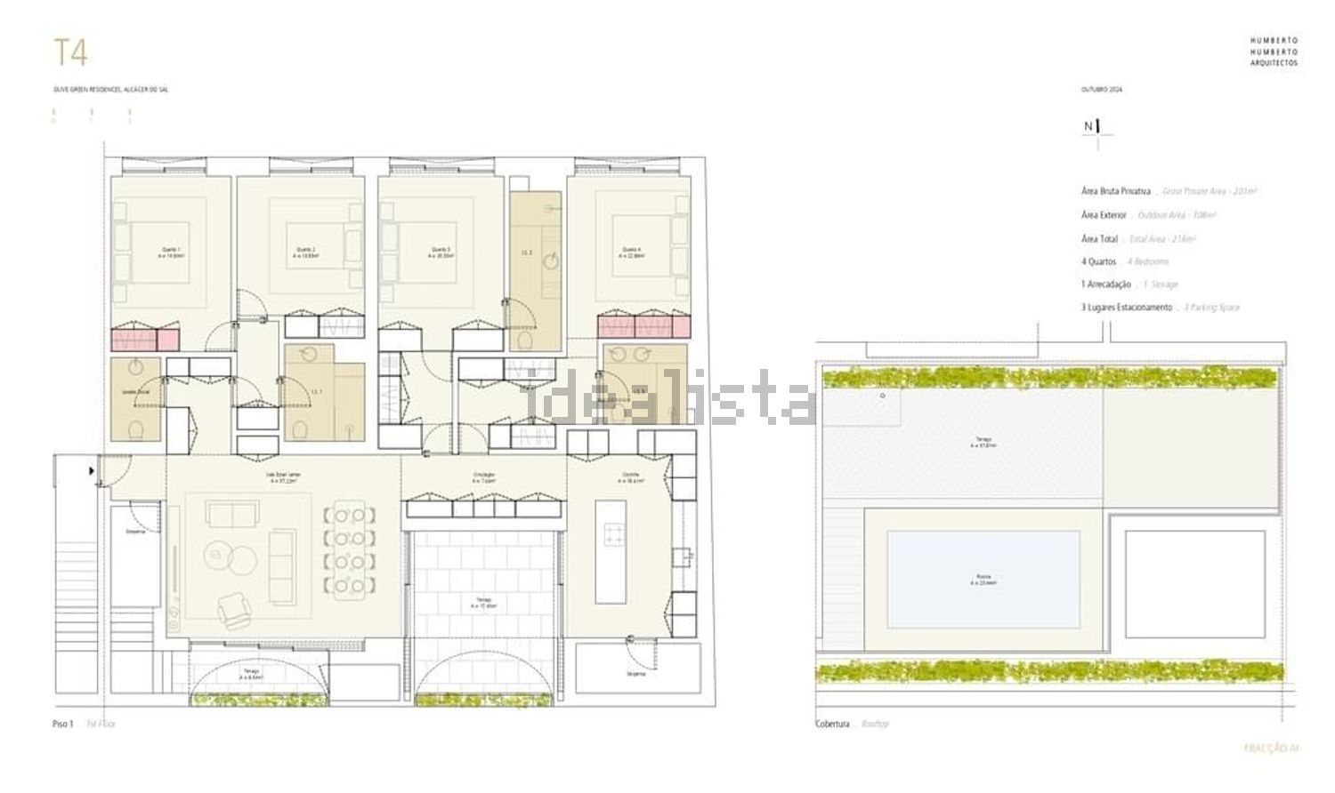 公寓 t2出售在Alcácer do Sal e Santa Susana - 平面图