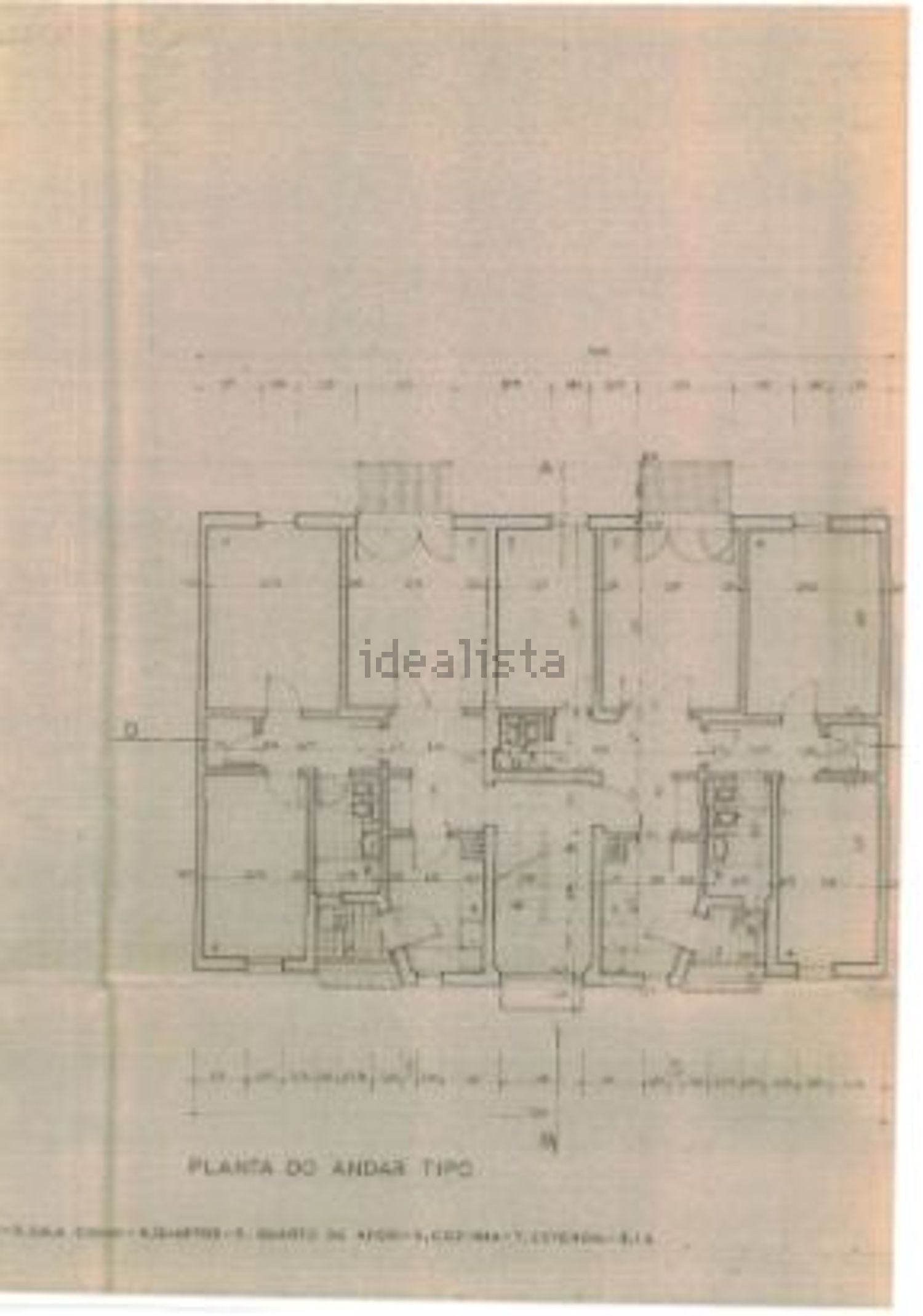 公寓 t3出售在Rua da Cevadeira, 23 - 平面图