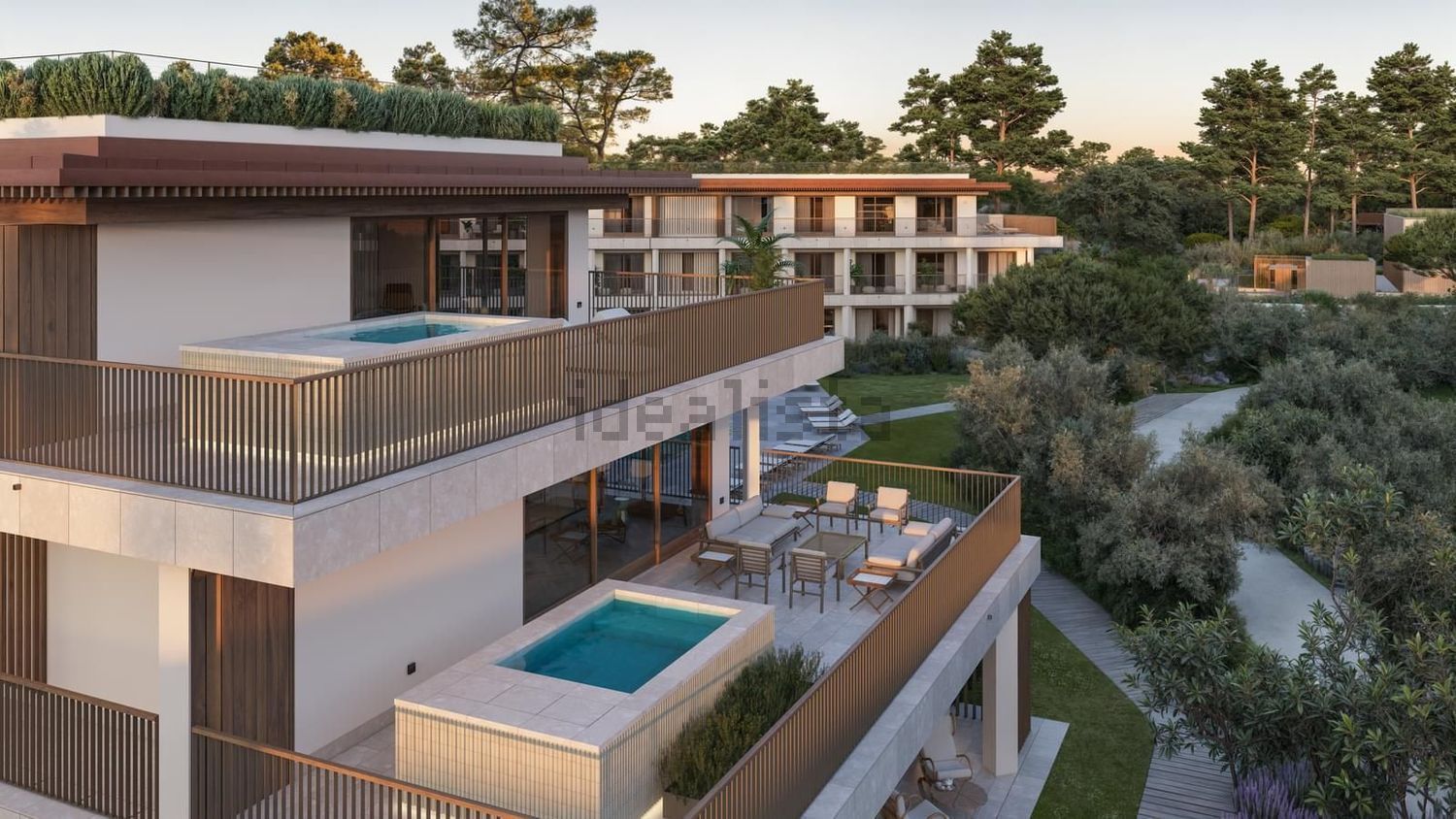 小楼房或别墅出售在Tróia - 游泳池