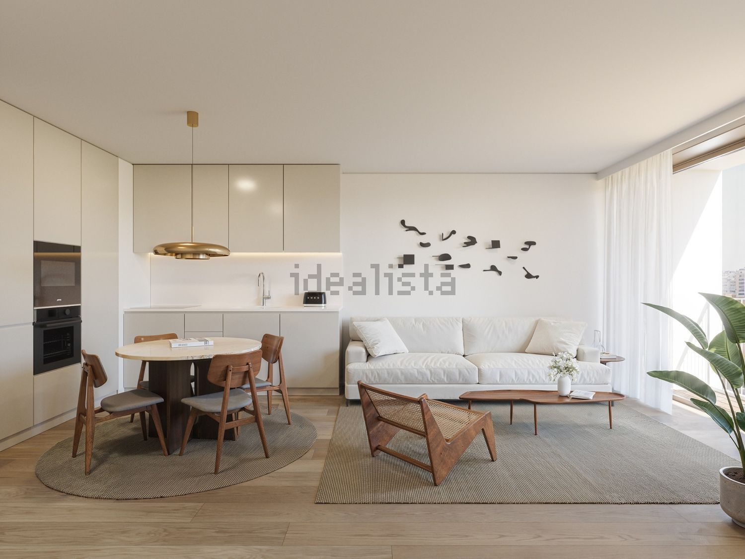 公寓 t3出售在Alameda das Linhas de Torres, 20 - 客厅