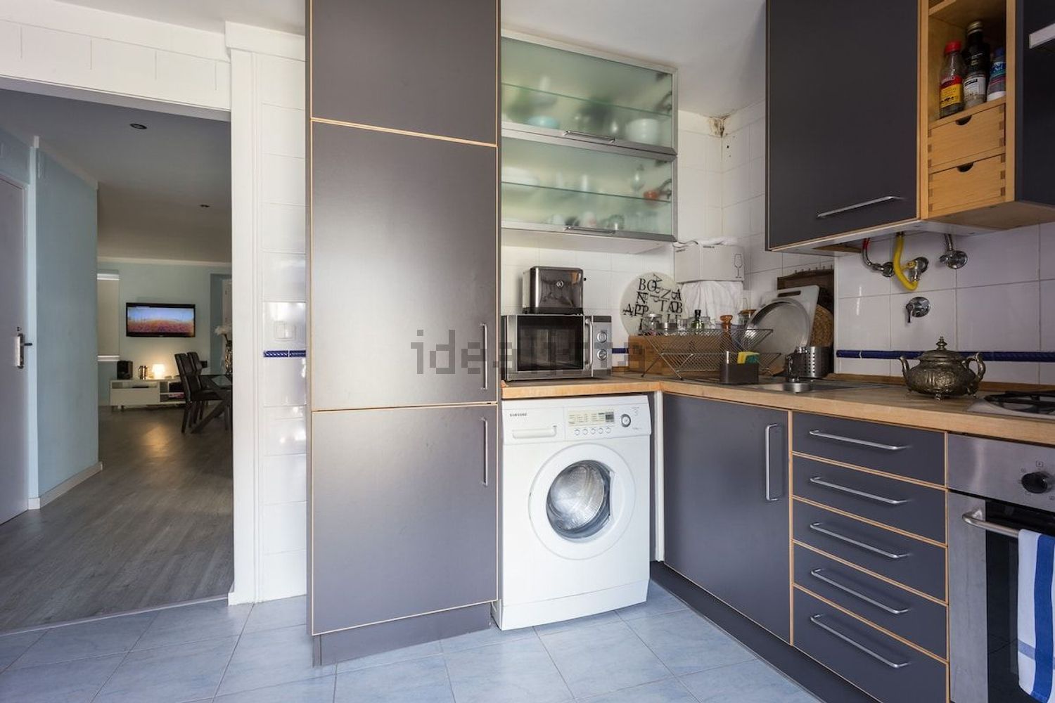 出租公寓 t1在Rua do Diário de Notícias, 58 - 厨房