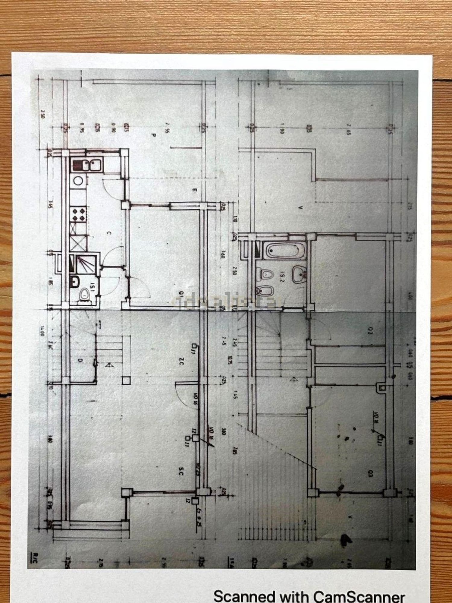 双拼别墅出售在Rua de Almourol - 平面图