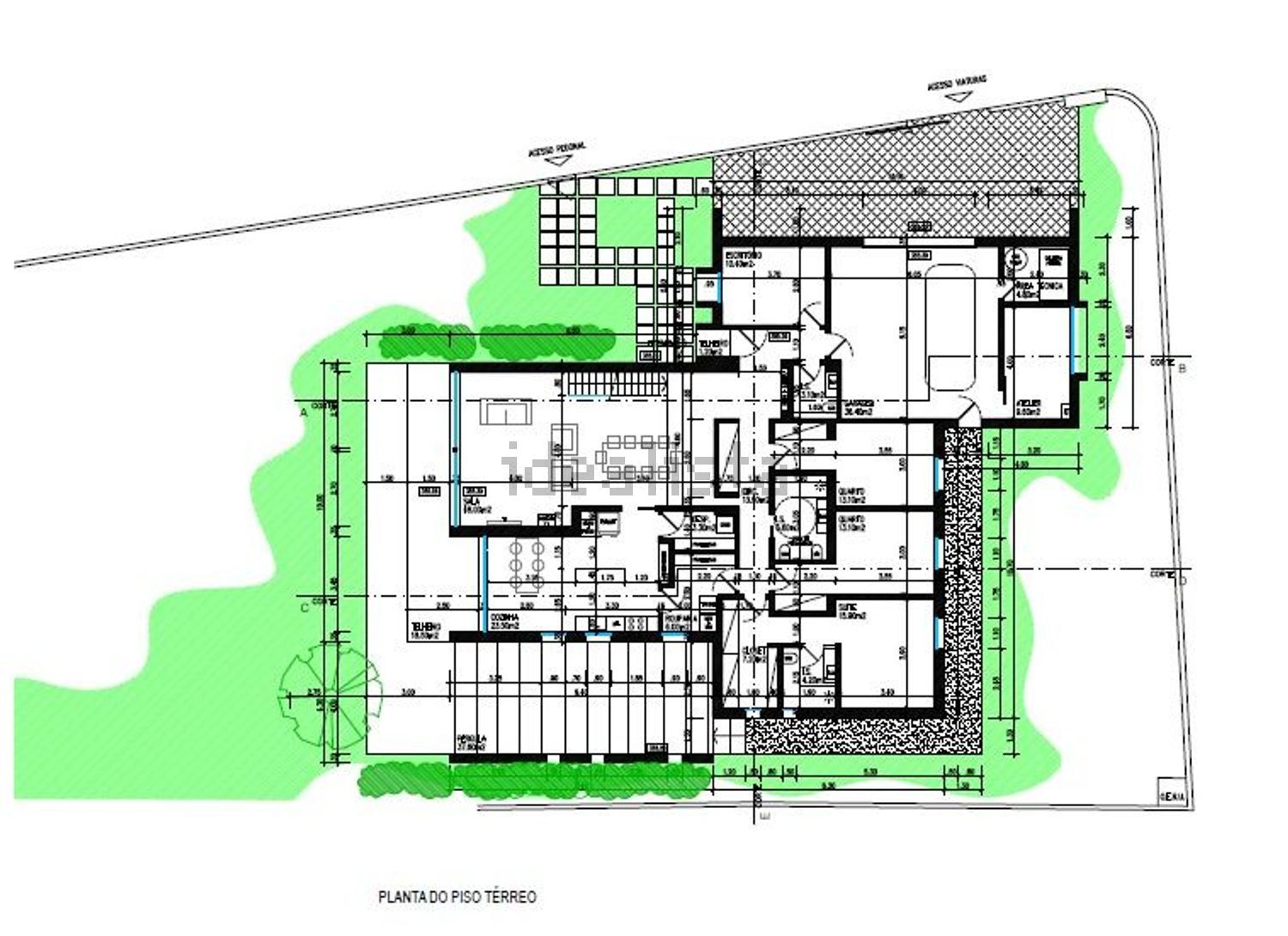 小楼房或独栋别墅出售Em539 - 平面图