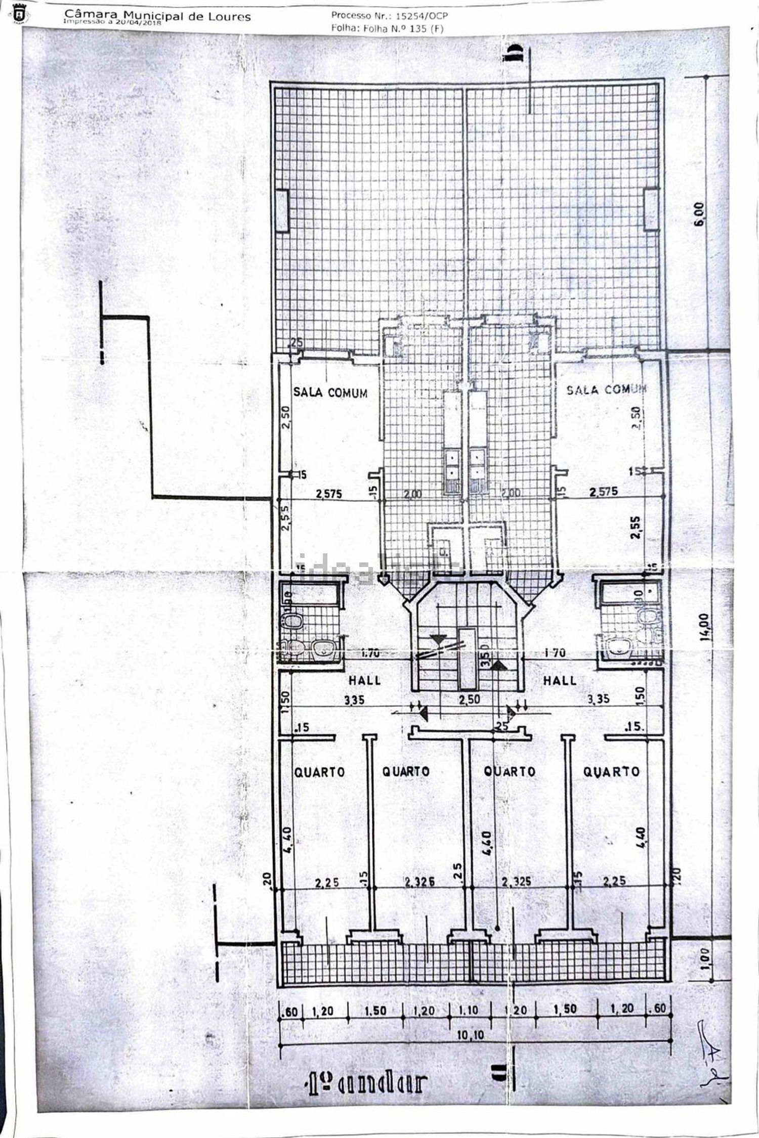 公寓 t2出售在Rua Bento de Jesus Caraça, 22 - 平面图