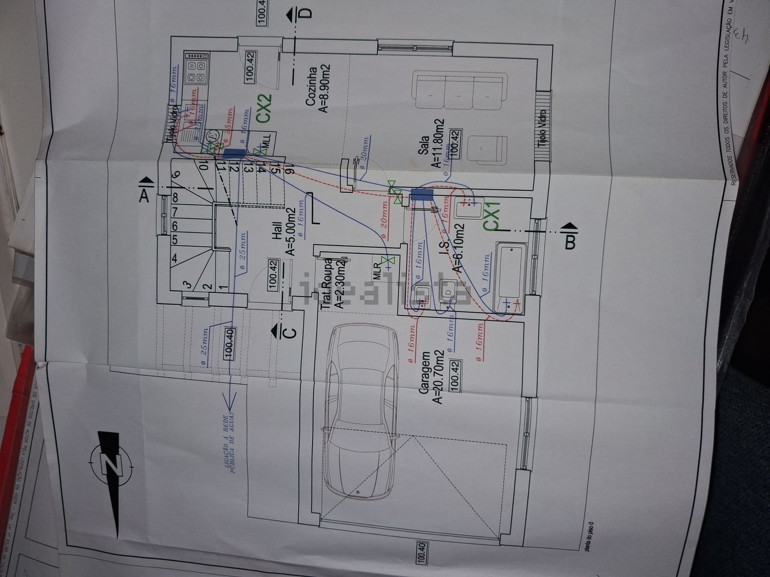 小楼房或独栋别墅出售在Rua Cabeço da Fonte, 15 - 平面图