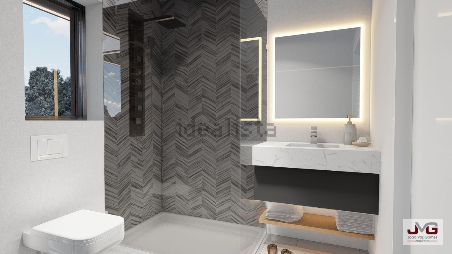 小楼房或独栋别墅出售在Centro - 卫生间