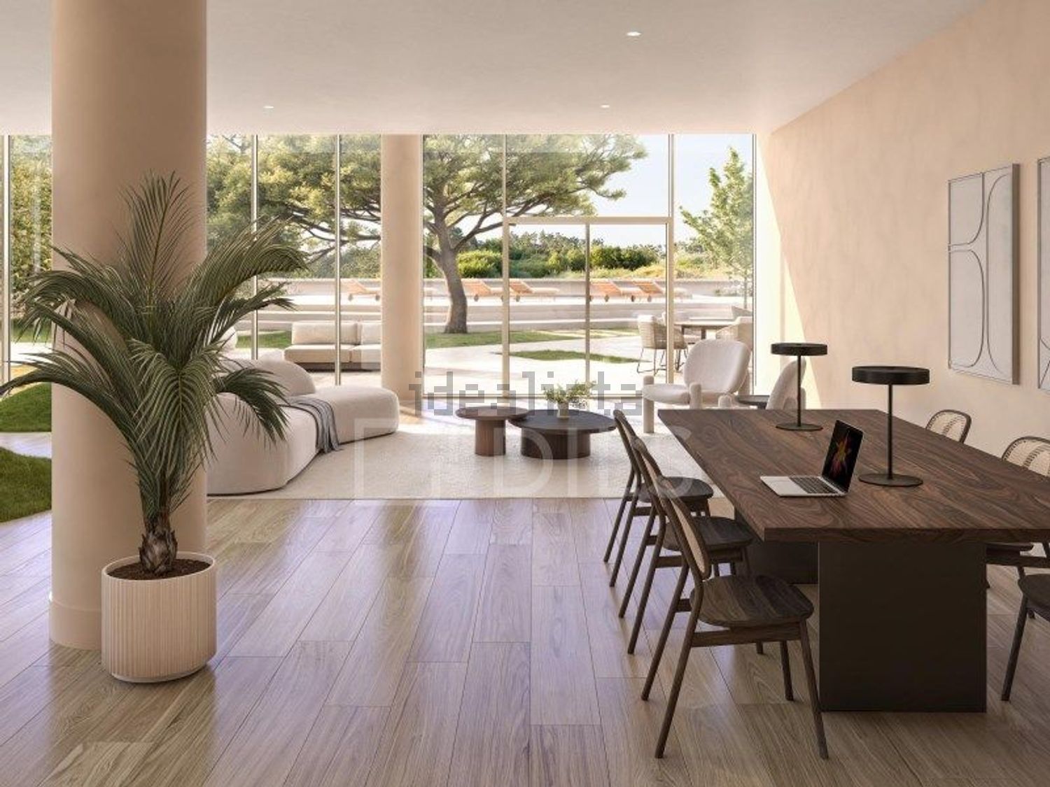 公寓 t1出售在Belas Clube Campo - 客厅