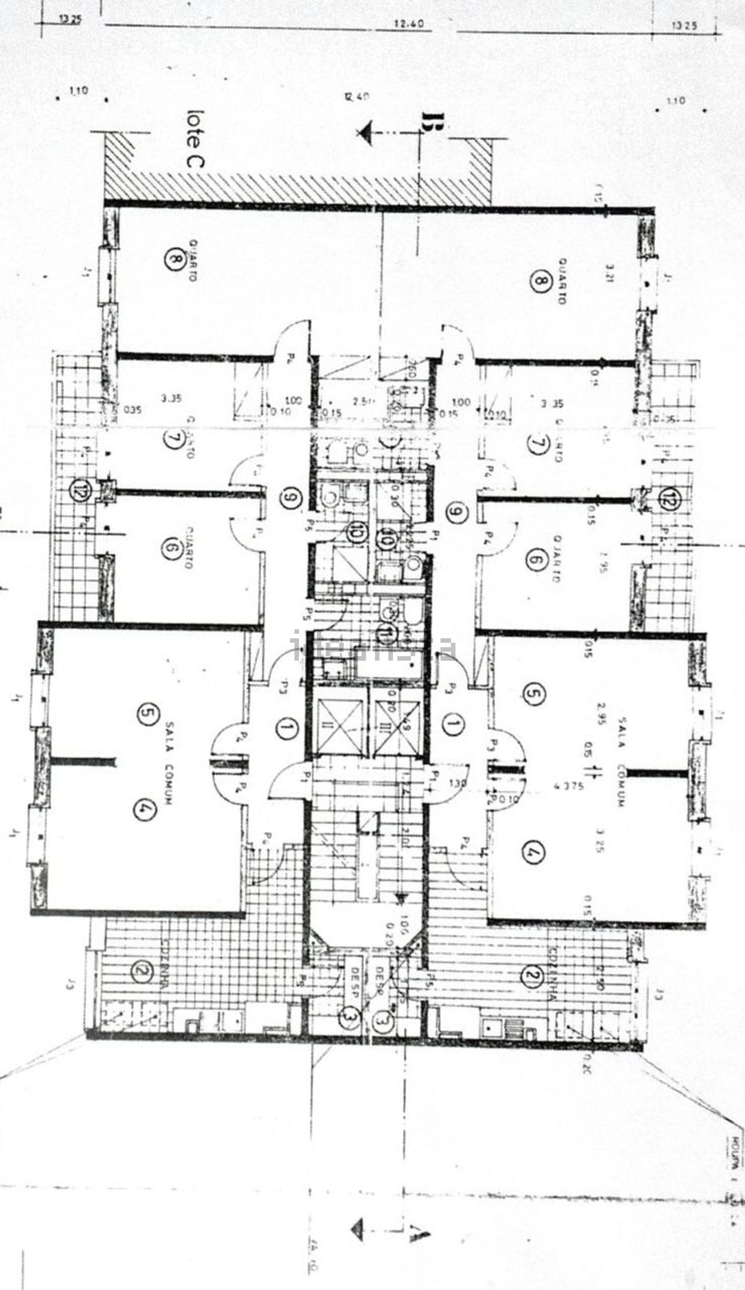 公寓 t3出售在Rua Maria Telles Mendes - 平面图